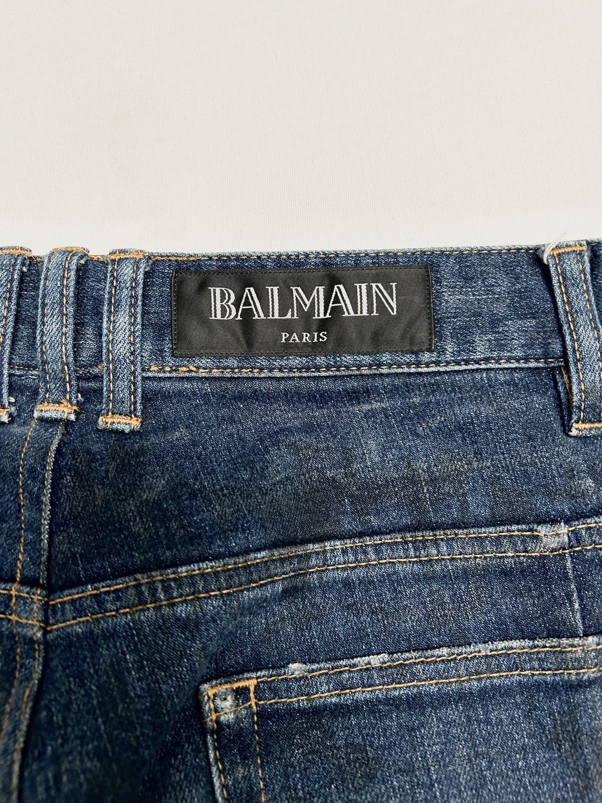Balmain FW2017 Biker Denim Size US 31 - 10 Thumbnail