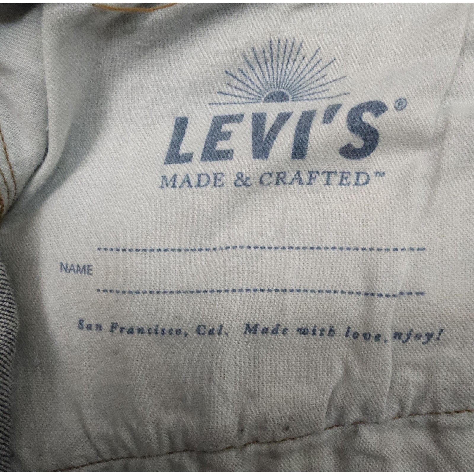 Levi's Levis Made & Crafted 502 Taper Japanese Selvedge Big E 36 Size US 36 / EU 52 - 8 Thumbnail