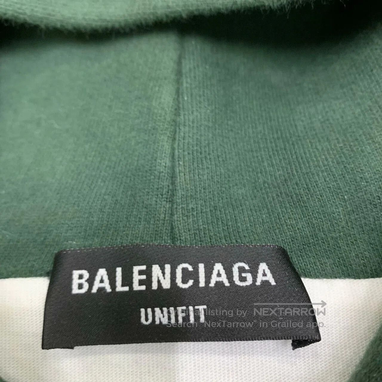 Balenciaga balenciaga green distressed hoodie sweatshirt. Size US XS / EU 42 / 0 - 4 Thumbnail