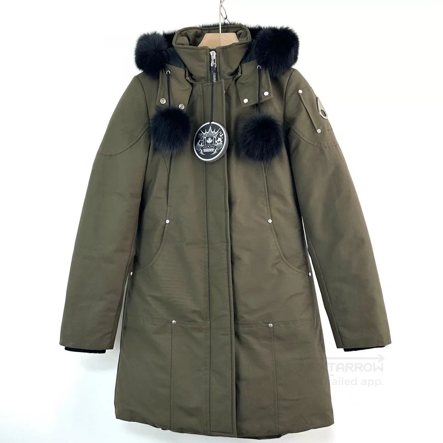 Moose Knuckles Moose Knuckles Military Green Down Jacket. Size S / US 4 / IT 40 - 1 Thumbnail