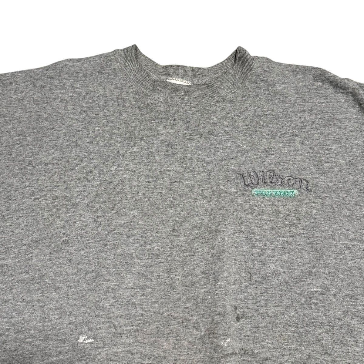 Wilson Vintage Wilson Logo Stained Distressed Sweatshirt Men's XL Size US XL / EU 56 / 4 - 4 Thumbnail