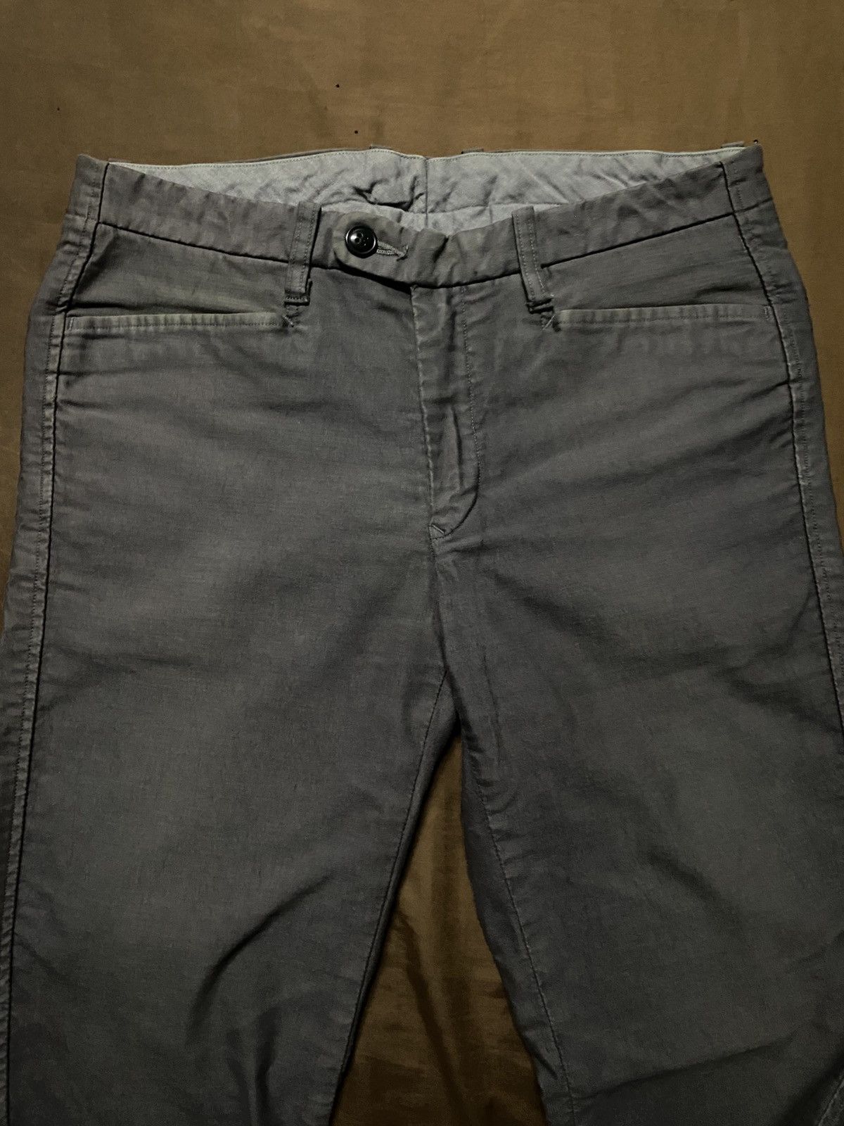 HOLLYWOOD RANCH MARKET HR Market Duck Canvas Grey Chinos Size US 32 / EU 48 - 4 Thumbnail
