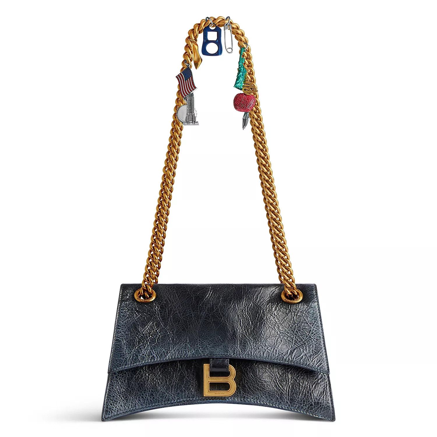 Balenciaga oc11z0426 Size: OS / Crush Chain Bag Small Souvenirs Charms Size ONE SIZE - 1 Preview