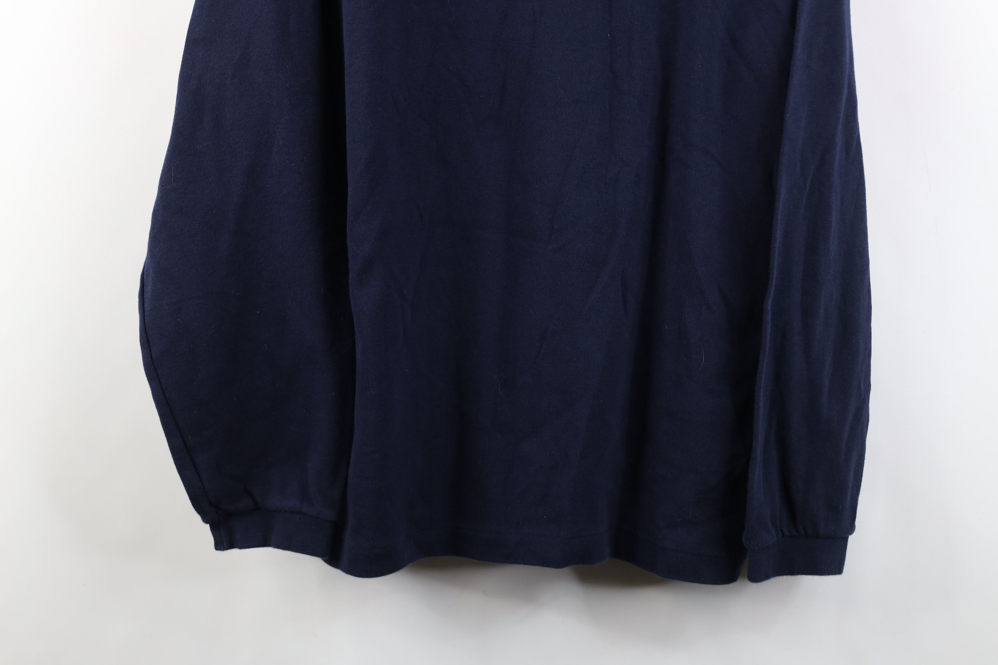 L.L. Bean Vintage 90s LL Bean Blank Mock Neck Long Sleeve T-Shirt USA Size US L / EU 52-54 / 3 - 3 Thumbnail