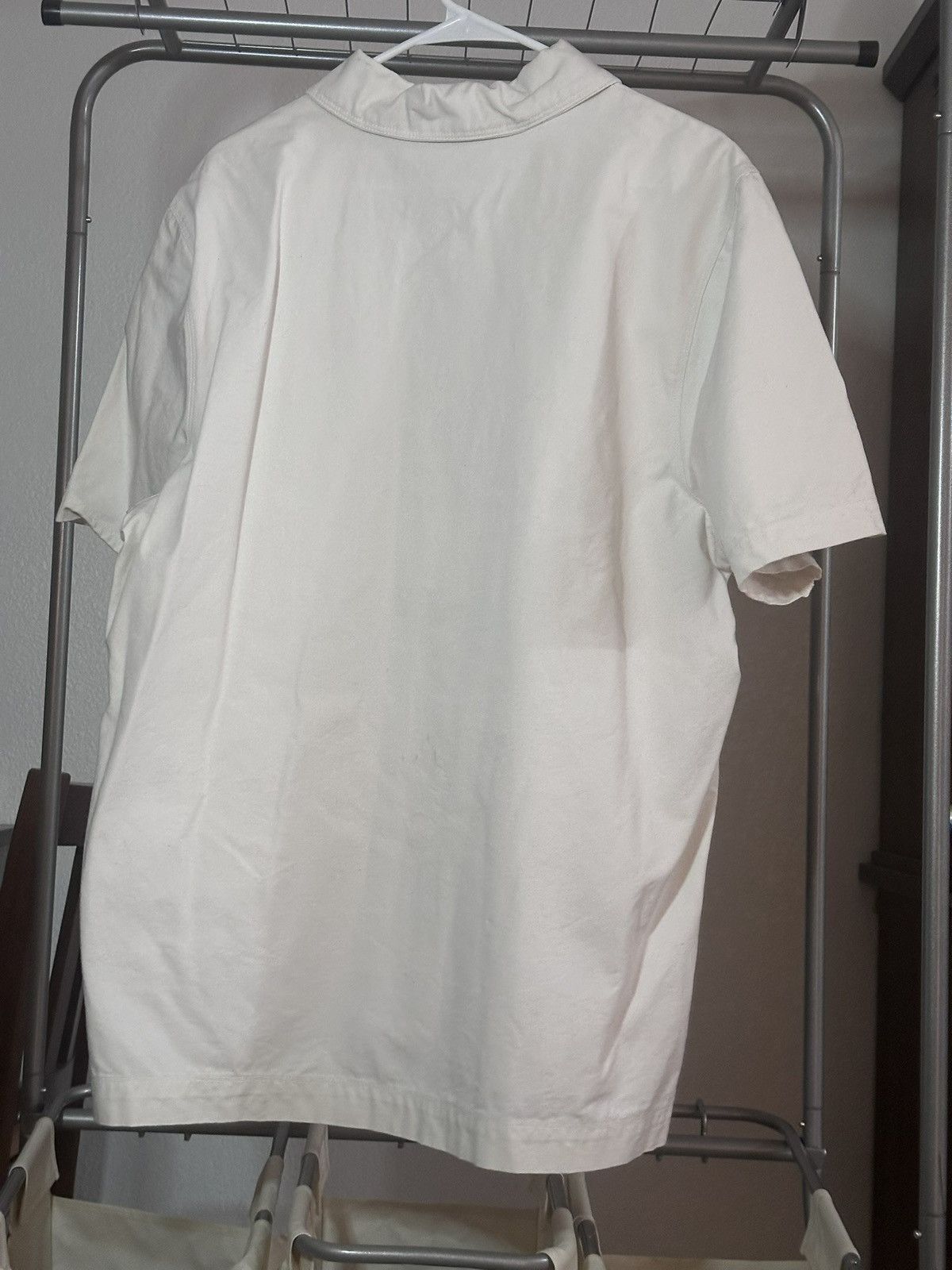 Nike Nike heavy burlap type material 1/4 zip short sleeve sz L Size US L / EU 52-54 / 3 - 2 Thumbnail