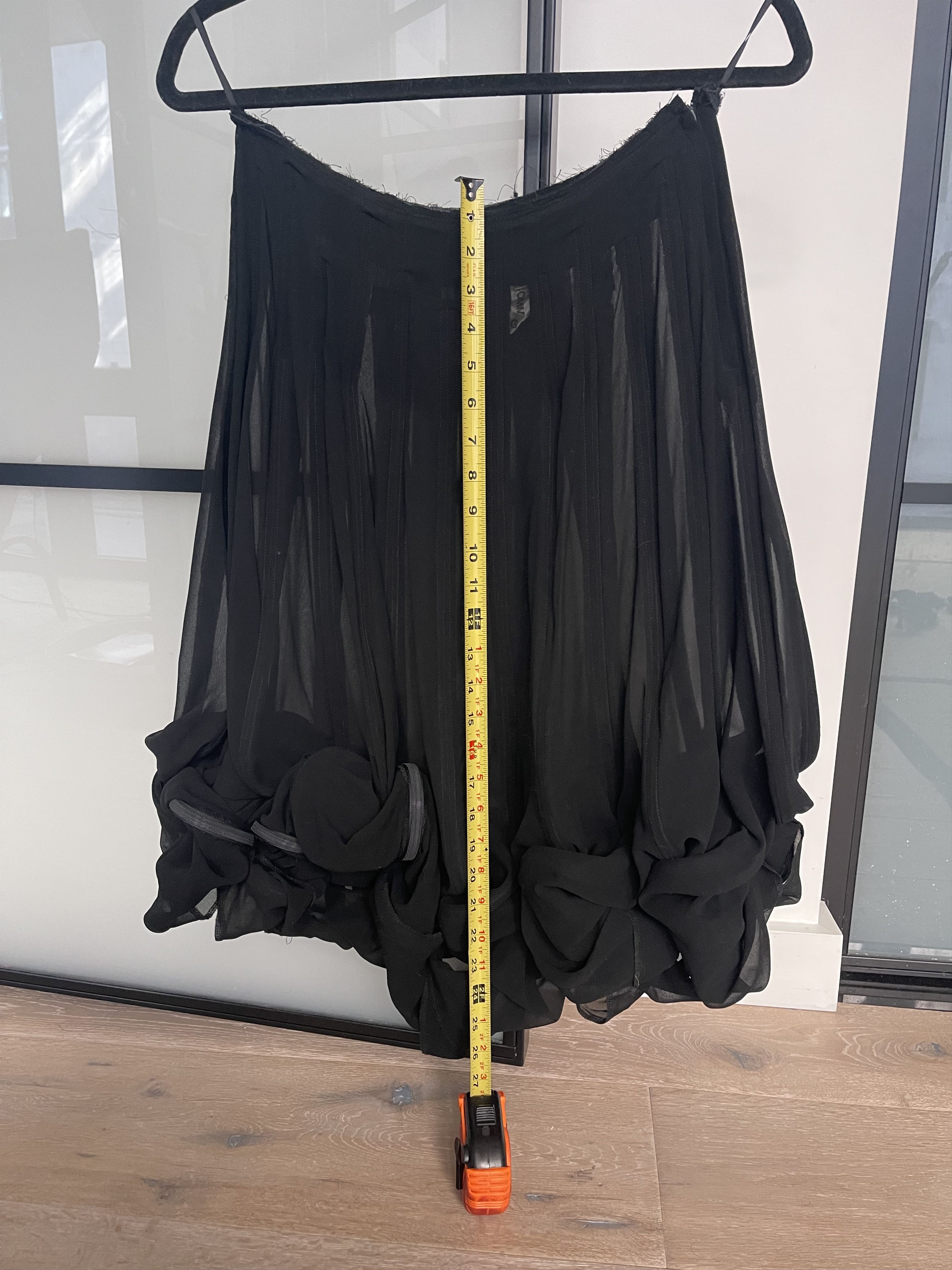 Comme des Garcons Comme des Garcons SS 2015 “Biker Ballerina” Black Skirt Sz S Size 27" / US 4 / IT 40 - 10 Thumbnail