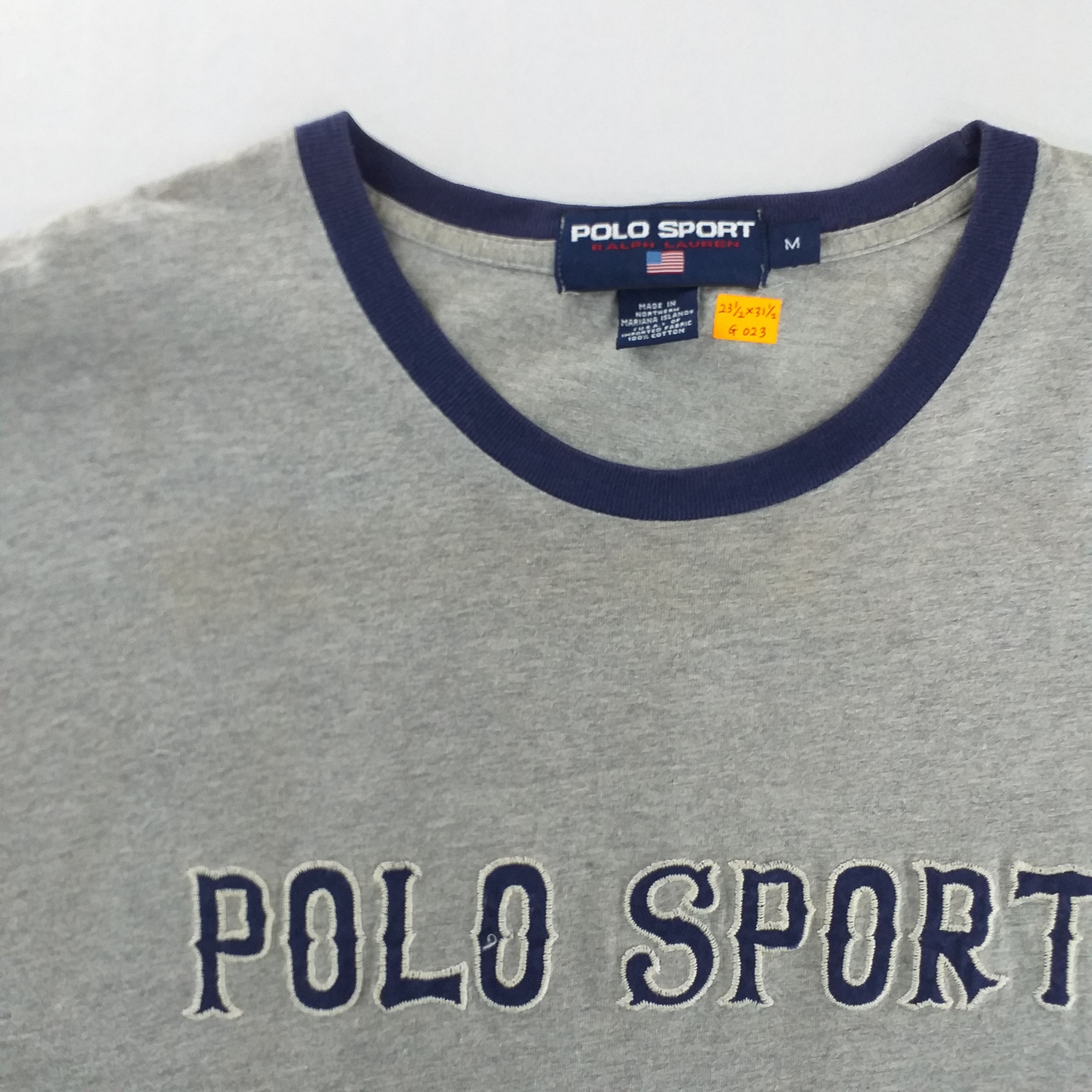 Polo Ralph Lauren Polo Sport Spell Out Embroidery T Shirt X Large -G023 Size US XL / EU 56 / 4 - 5 Thumbnail