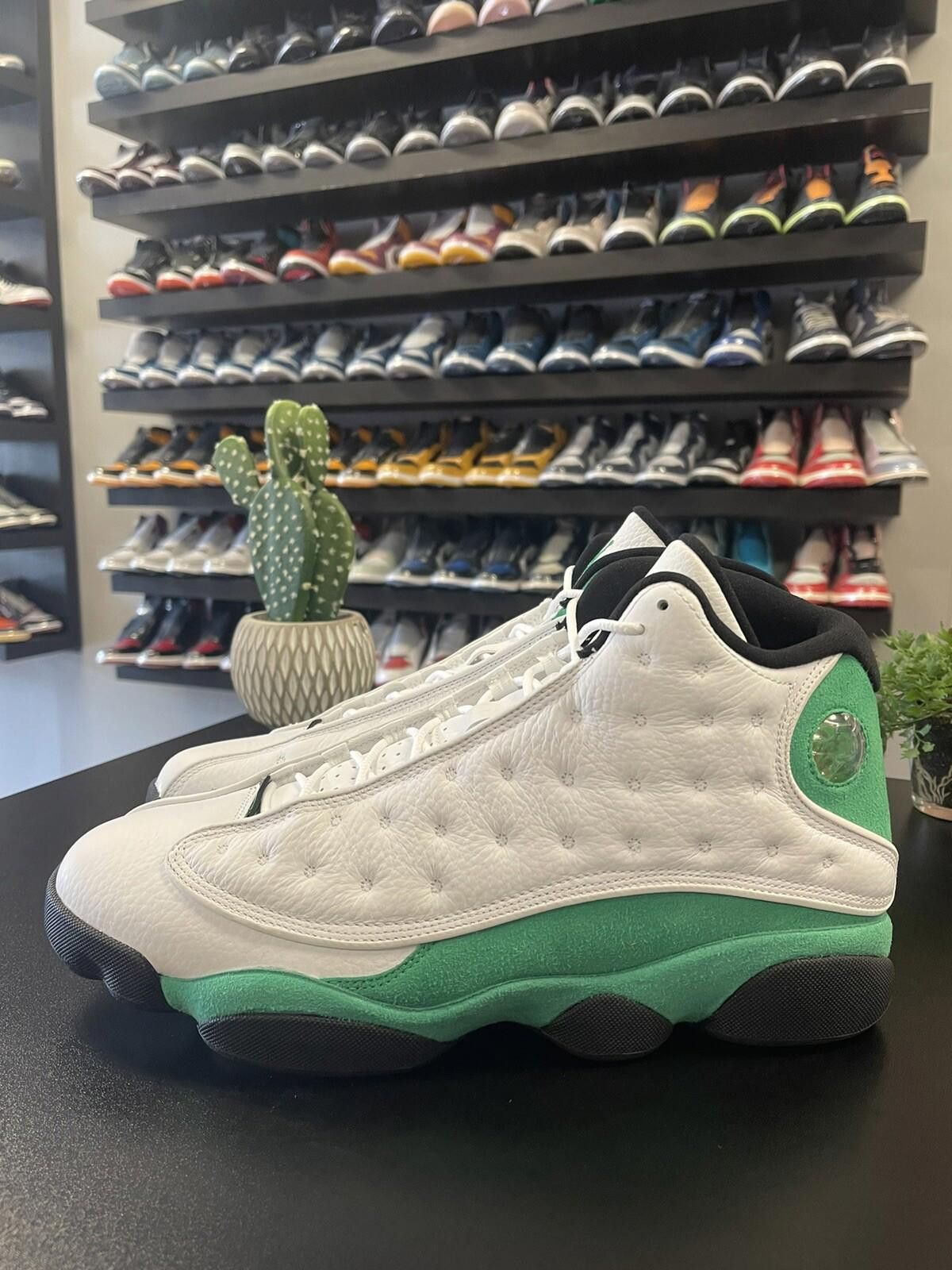 Jordan Brand Size 11.5 - Jordan 13 Retro White Lucky Green Size US 11.5 / EU 44-45 - 1 Thumbnail