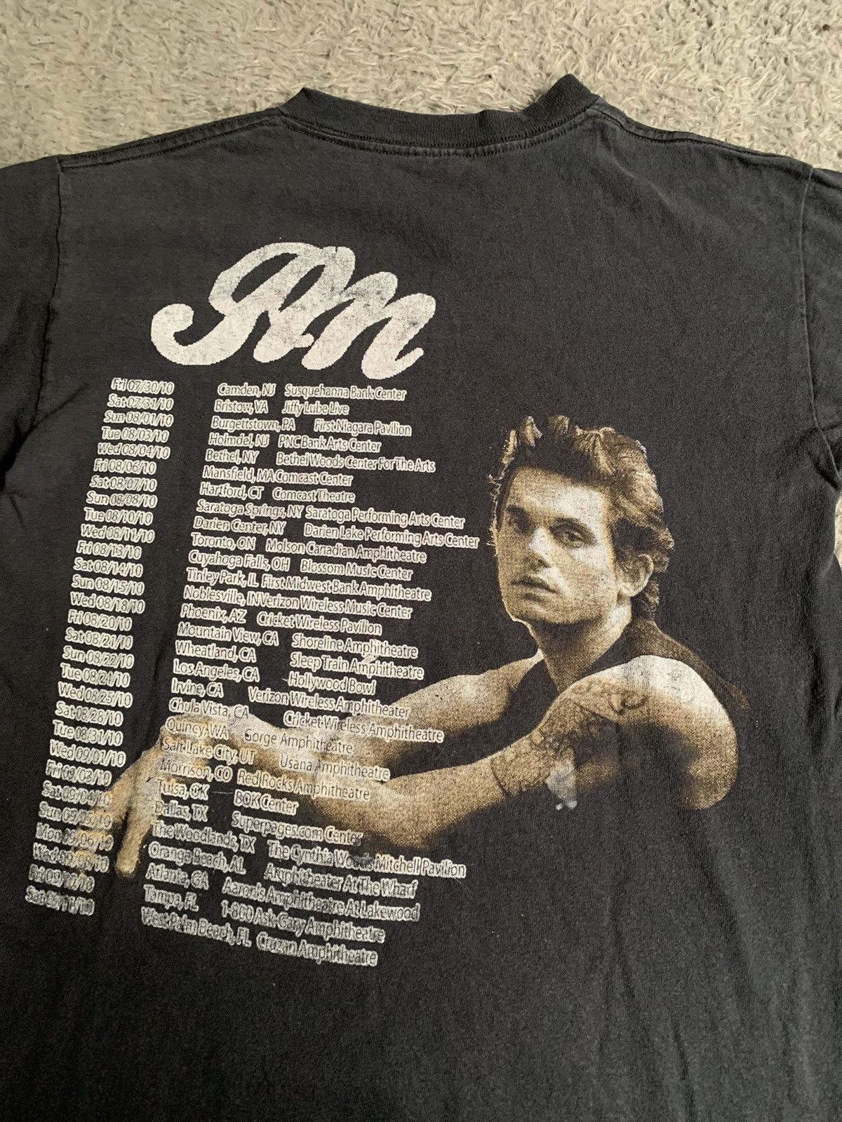Band Tees Vintage Faded 00s John Mayer Tour Tee erd grunge Size US S / EU 44-46 / 1 - 5 Thumbnail