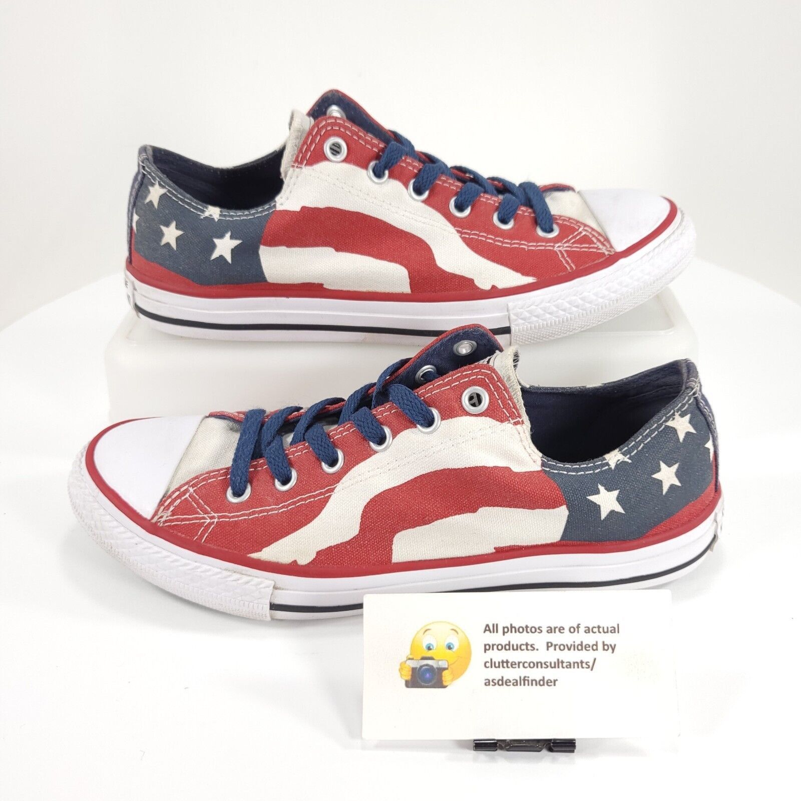 Converse Converse All Star Flag Shoe Mens Size 5 650524F Red White Size US 5 / EU 37 - 5 Thumbnail