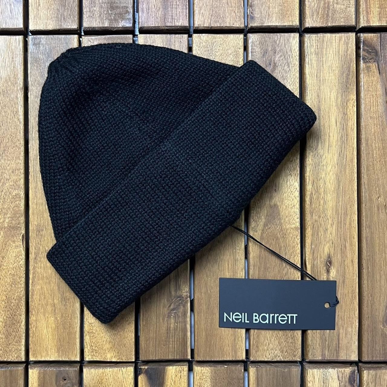 Neil Barrett NEIL BARRETT BEANIE ~ AUTHENTIC LOGO ~ Size ONE SIZE - 2 Thumbnail