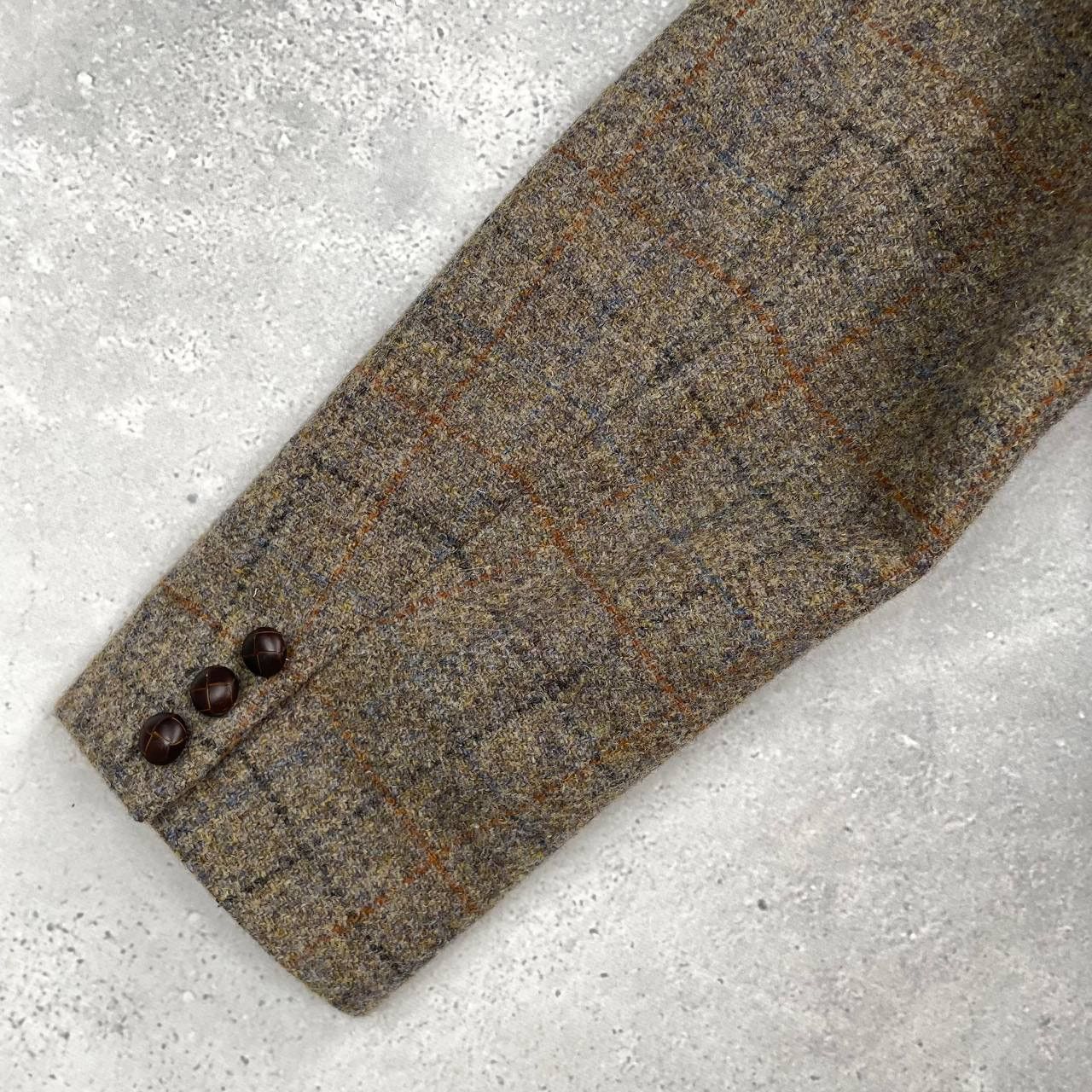 Harris Tweed Vintage Harris Tweed Walbusch Wool Blazer Gray Size 29 Size 52R - 23 Thumbnail