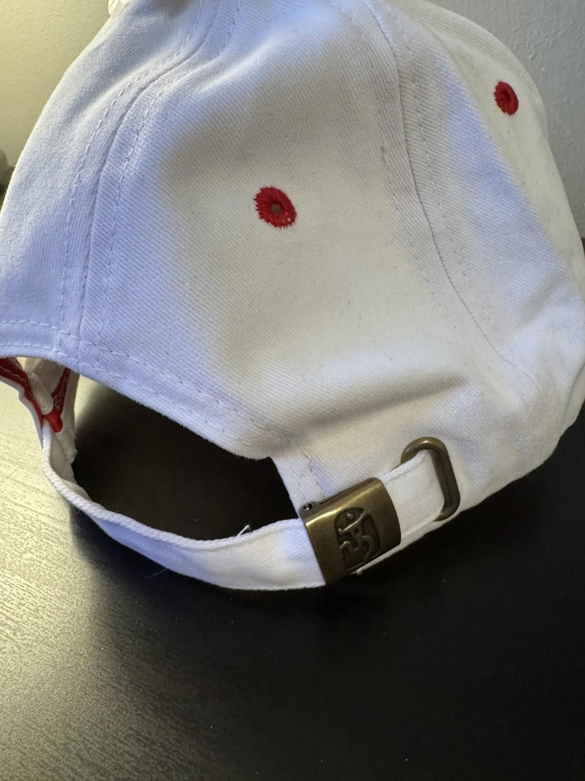 Other 2008 Beijing Summer Olympics Hat Adjustable White New w Tags Size ONE SIZE - 5 Thumbnail