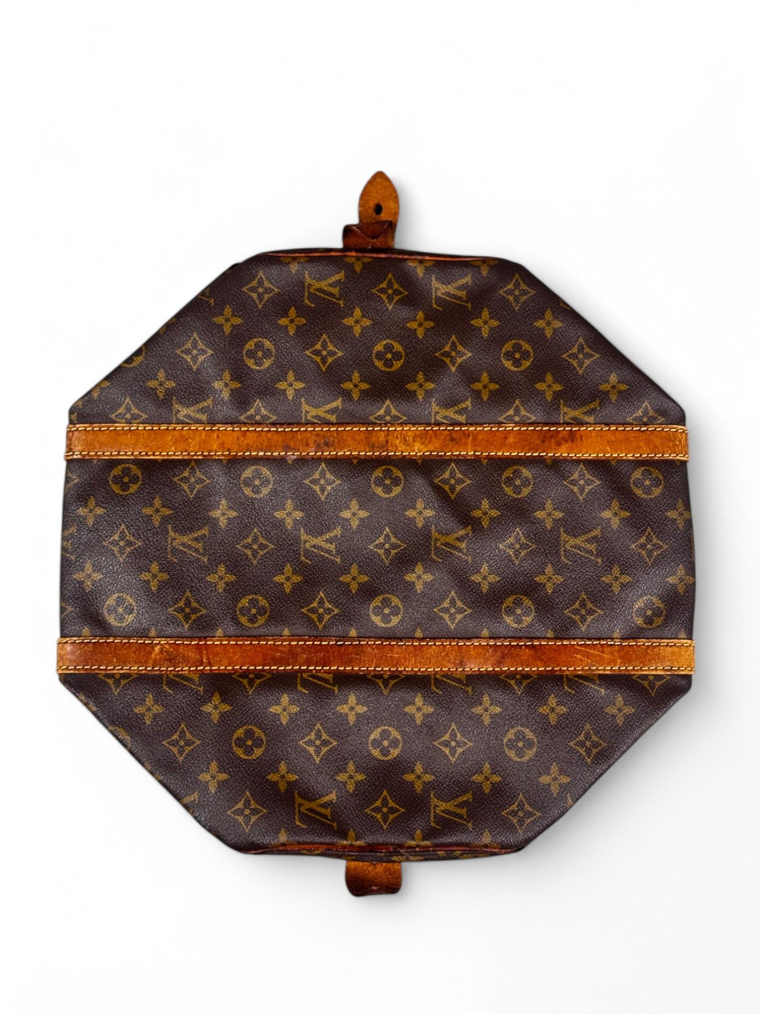 Louis Vuitton Louis Vuitton - Sax Pool 35 Monogram Leather Brown Vintage Size ONE SIZE - 7 Thumbnail