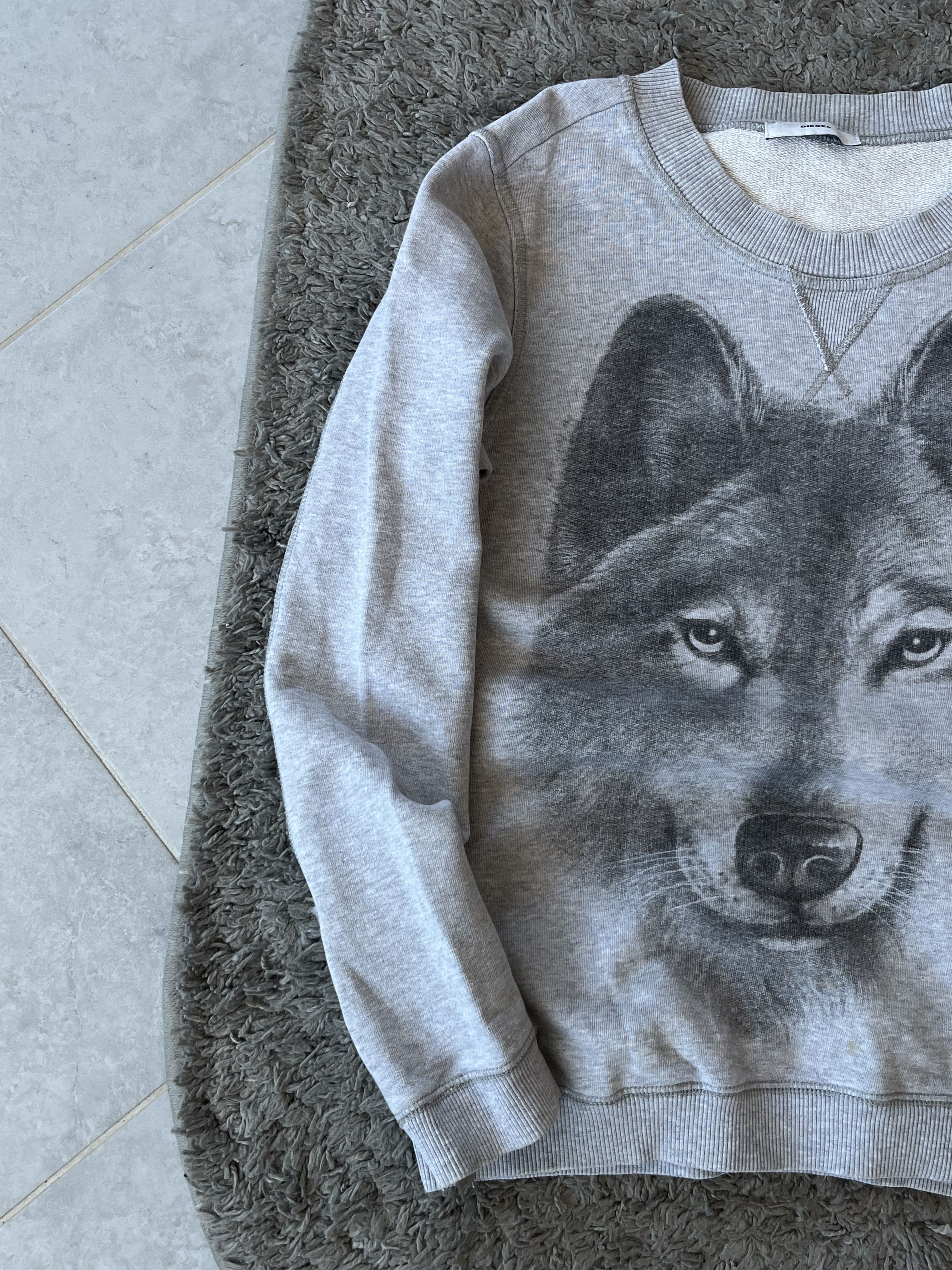 Diesel DIESEL Vintage Sweatshirt S-Yurin Wolf Streetwear Size US S / EU 44-46 / 1 - 3 Thumbnail