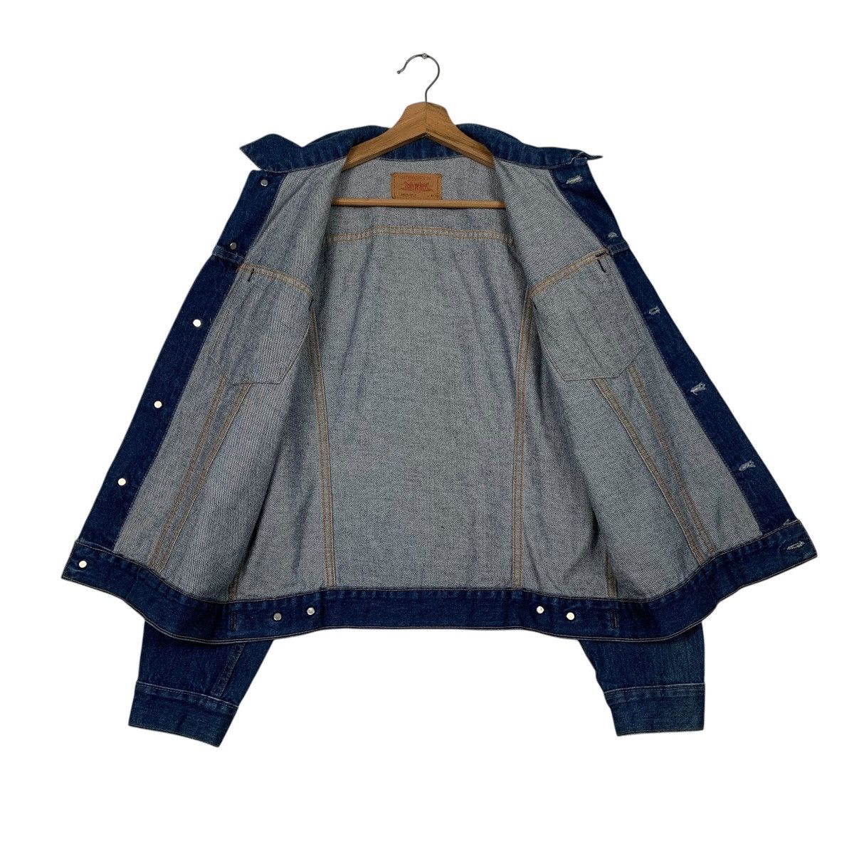 Levi's Vintage Levis Denim Trucker Jacket Size US M / EU 48-50 / 2 - 11 Thumbnail