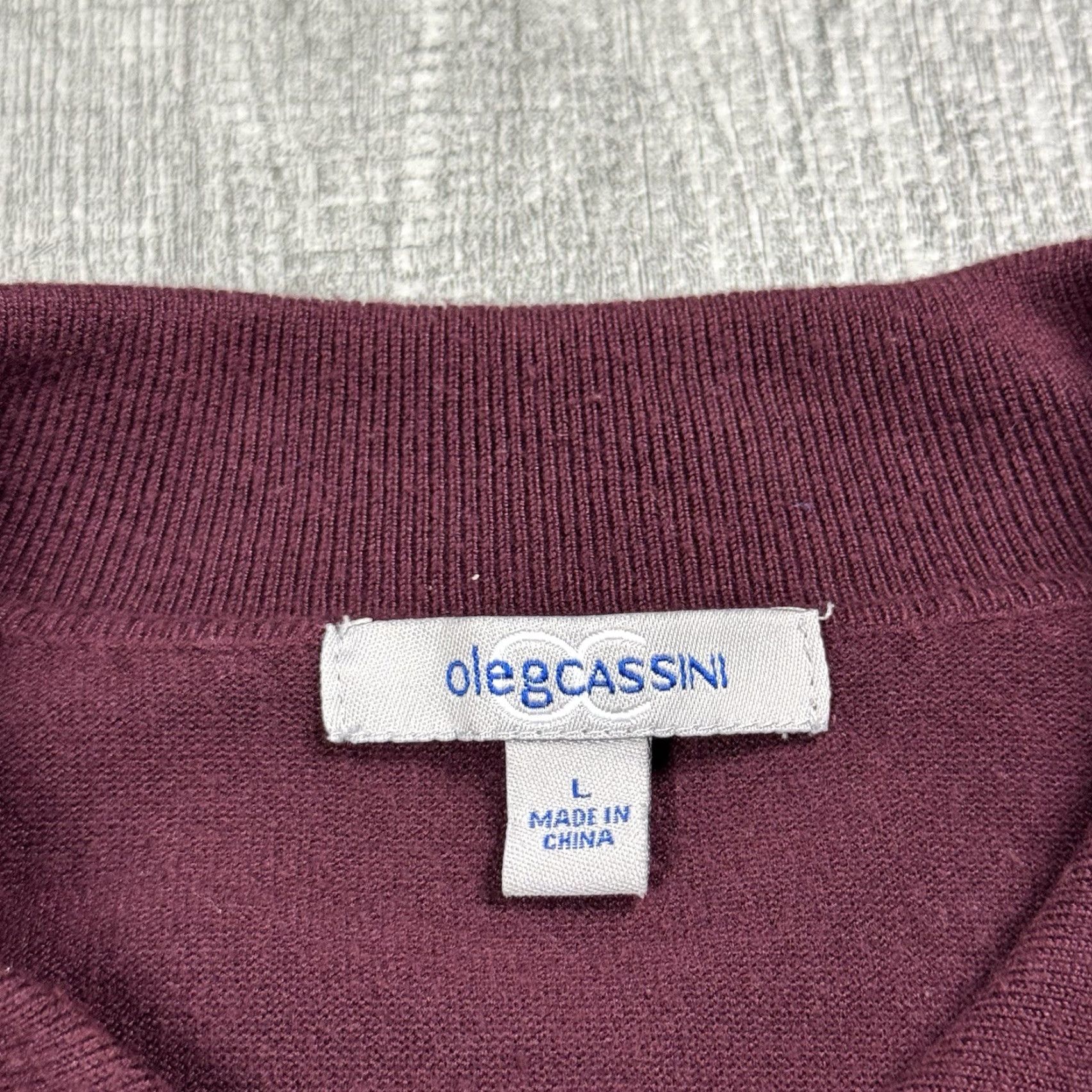 Oleg Cassini VTG Oleg Cassini Silk Blend Knit Pullover Polo Sweater Golf Mens Large Red Knit Nylon Silk 90s Vintage Mens Golf Pullover Polo Size US L / EU 52-54 / 3 - 3 Thumbnail