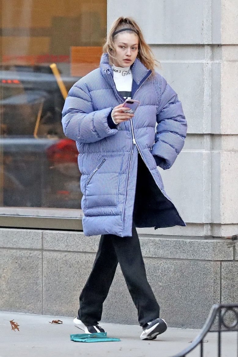 3.1 Phillip Lim Striped Down Jacket as worn by Gigi Hadid Size ONE SIZE - 1 Thumbnail