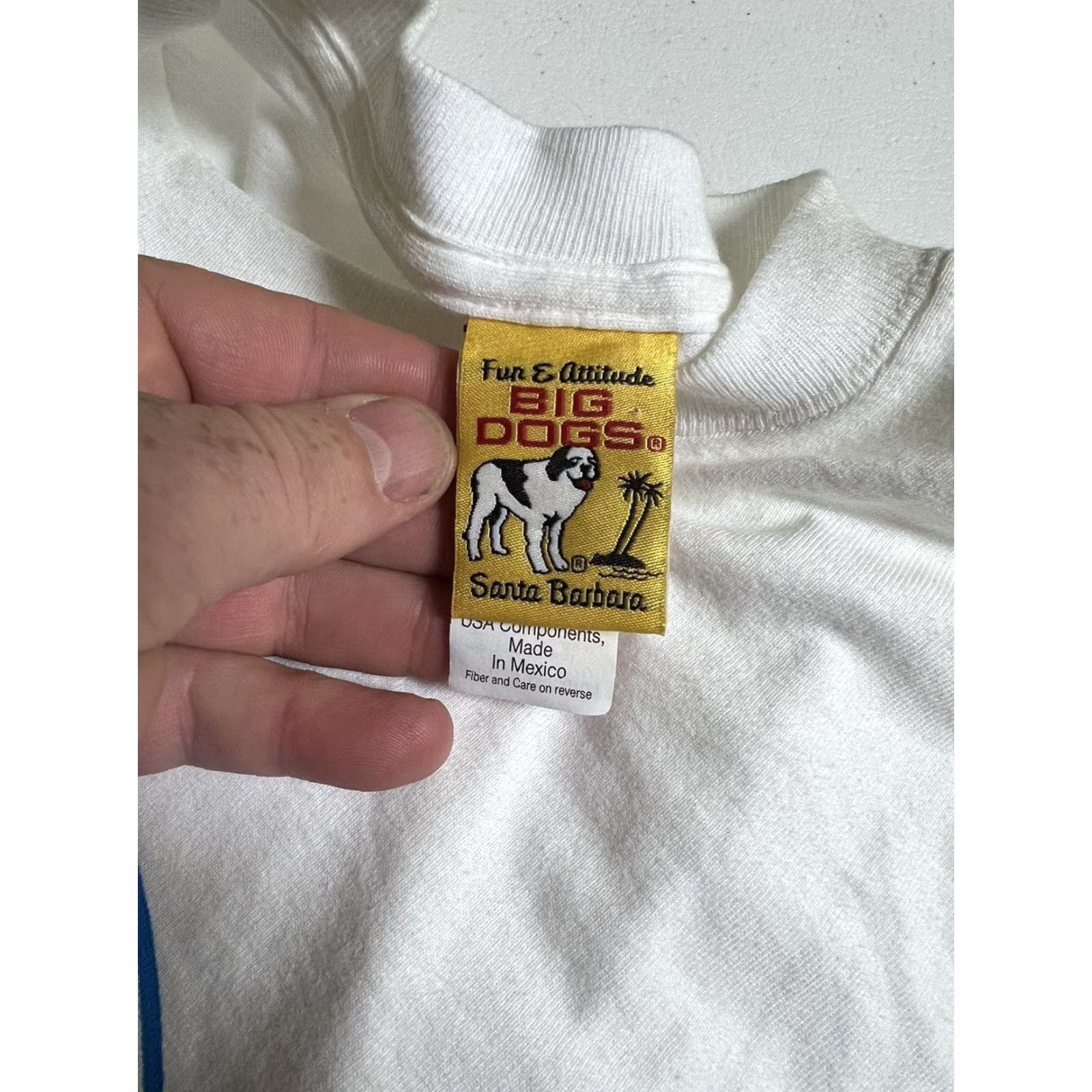 Vintage VINTAGE Big Dogs T-Shirt White American Idle 2006 Large L Short Sleeve Mens Size US L / EU 52-54 / 3 - 5 Thumbnail
