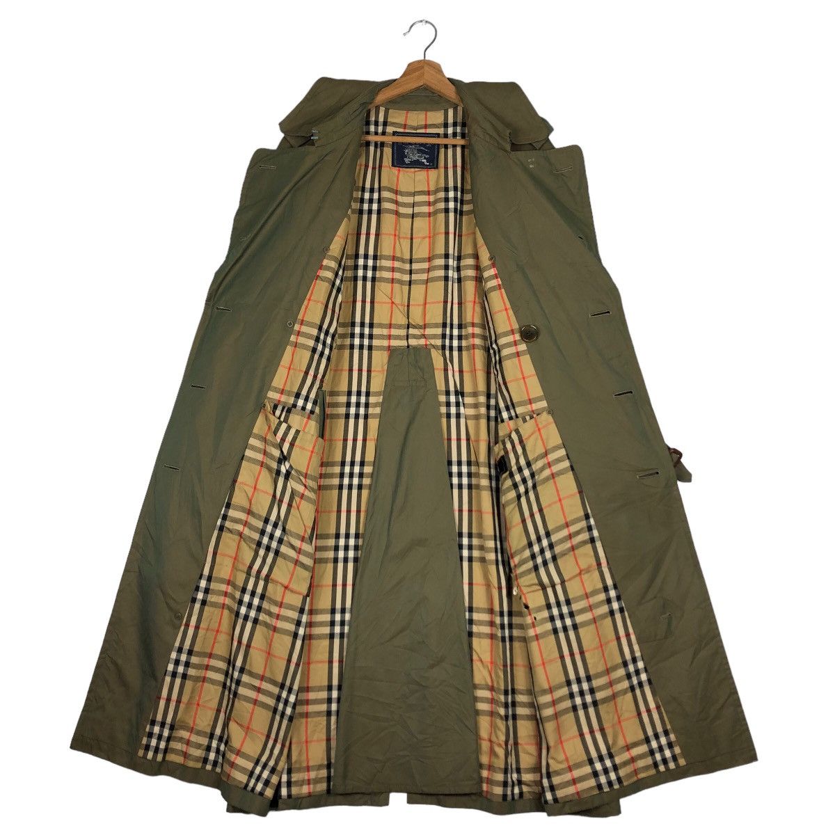 Burberry 🔥Vintage Burberrys Long Jacket Roped Bondage Nova Check Size US M / EU 48-50 / 2 - 13 Thumbnail
