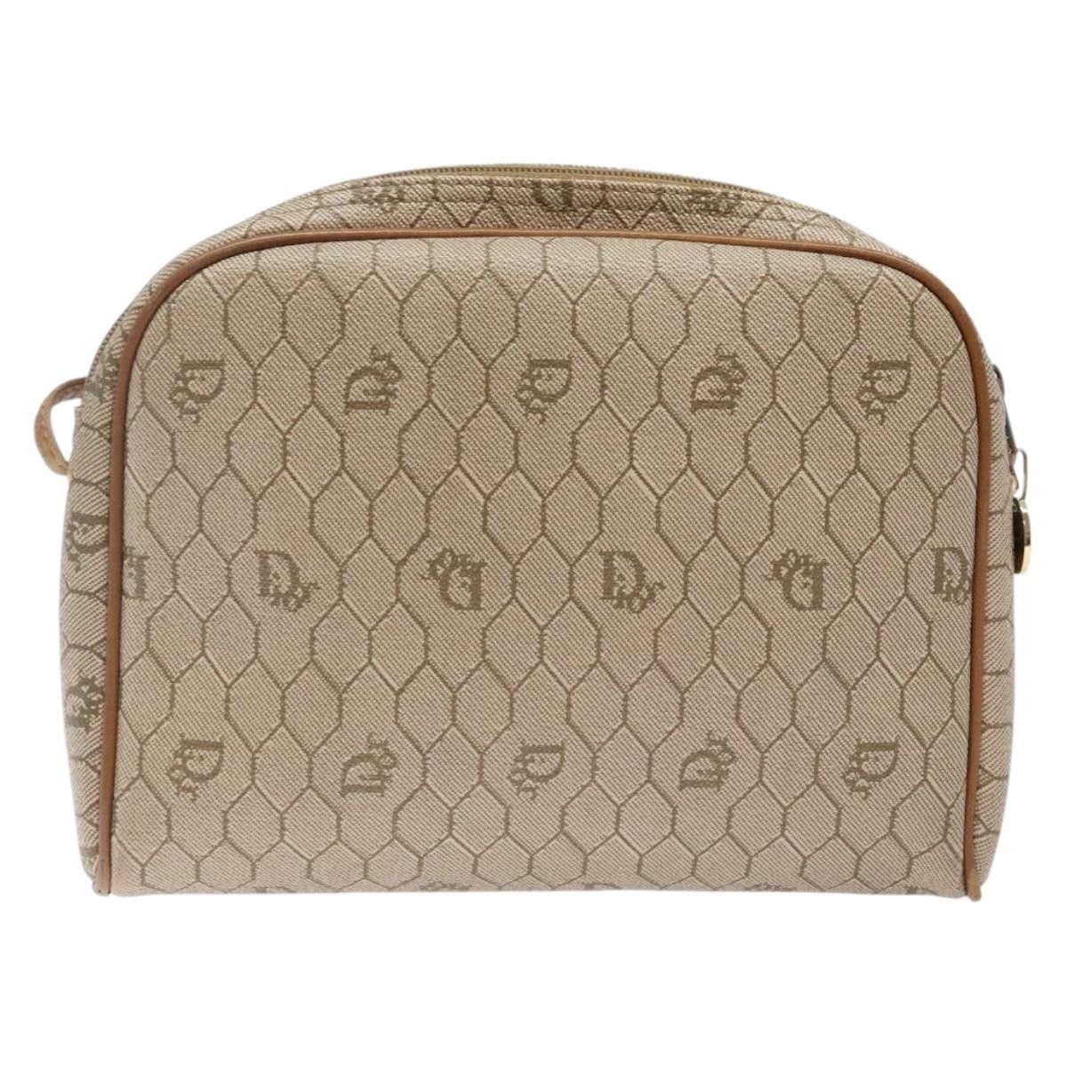 Dior DIOR Honeycomb Canvas Shoulder Bag Pvc Beige Gold Size ONE SIZE - 3 Thumbnail
