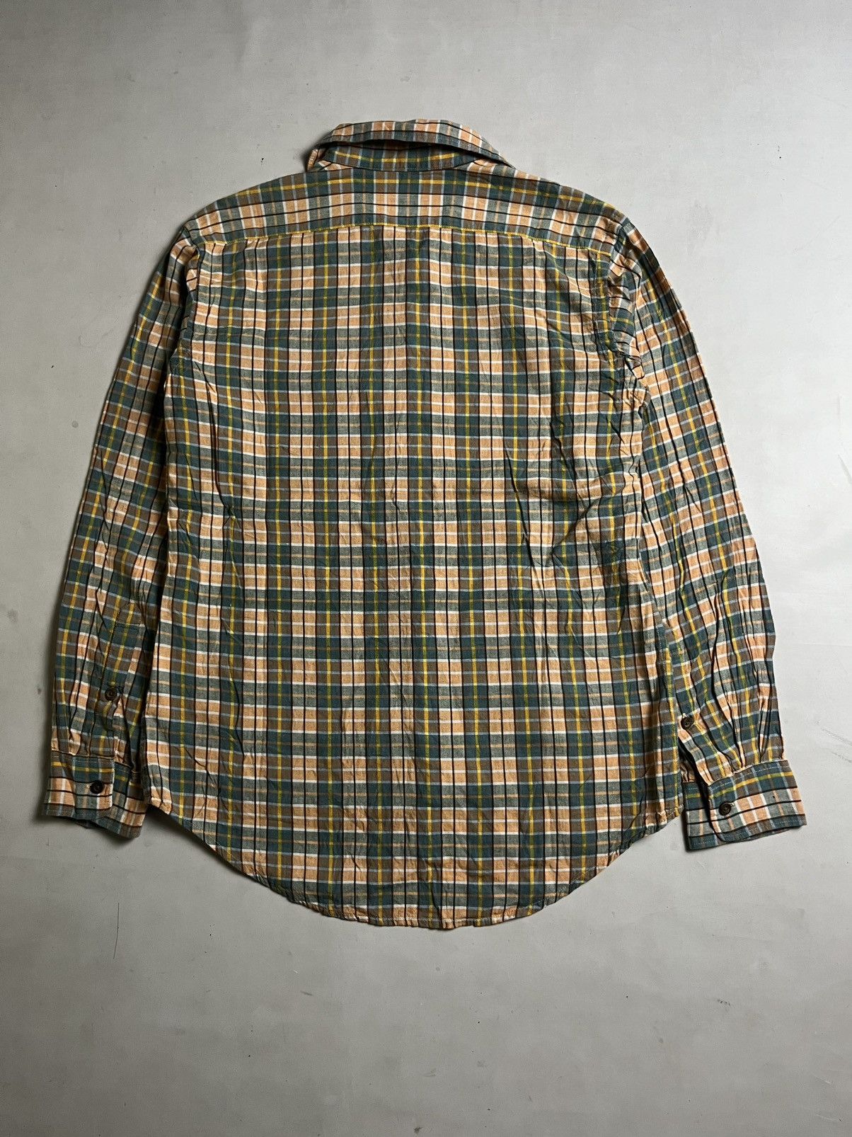 45rpm 👔NEW👔NMD By 45 Rpm Plaid Shirt Made in India Size US L / EU 52-54 / 3 - 2 Thumbnail