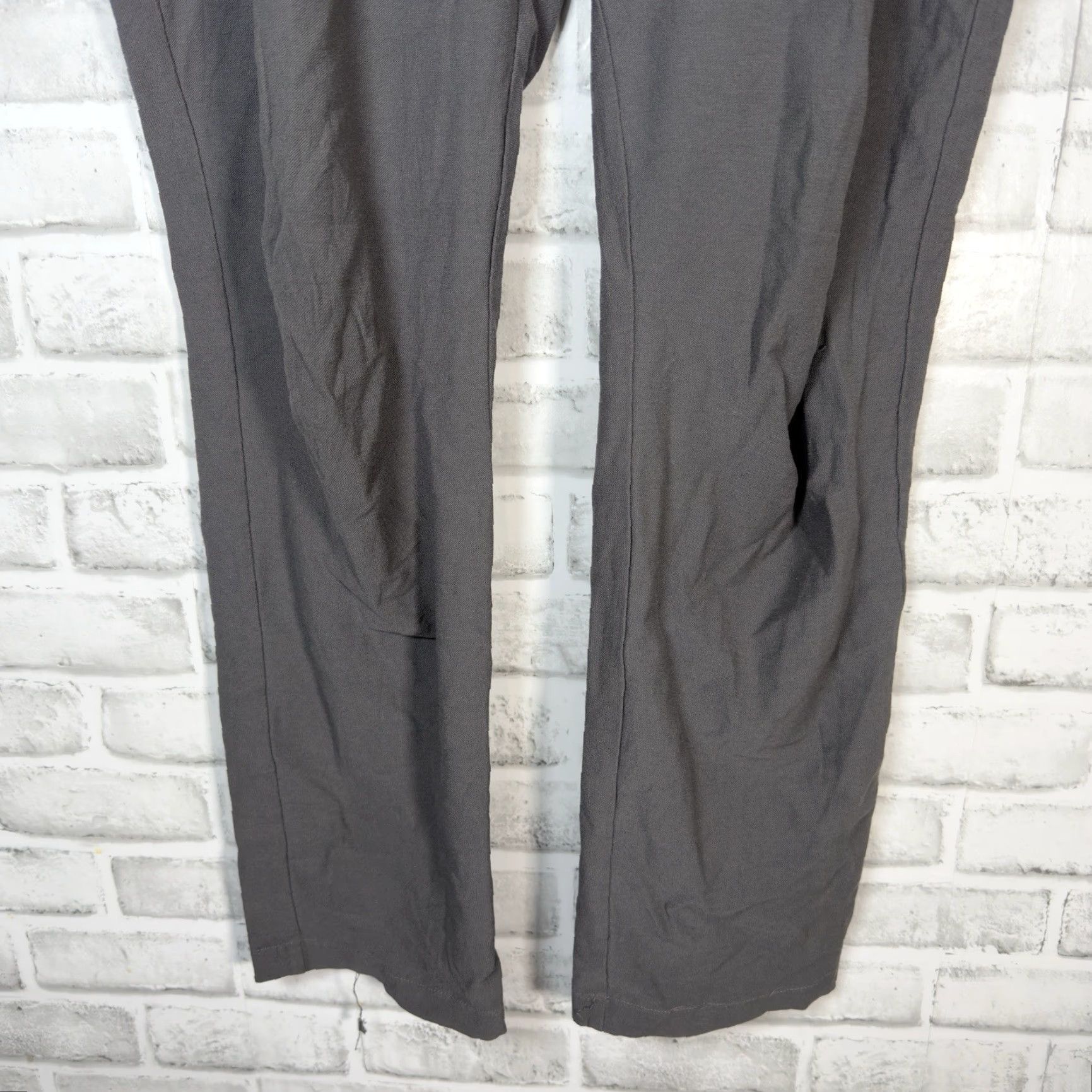 Eileen Fisher EILEEN FISHER Pants Women L Gray Casual Stretch Ankle Regular Womens Size 36" / US 14 / IT 50 - 3 Thumbnail