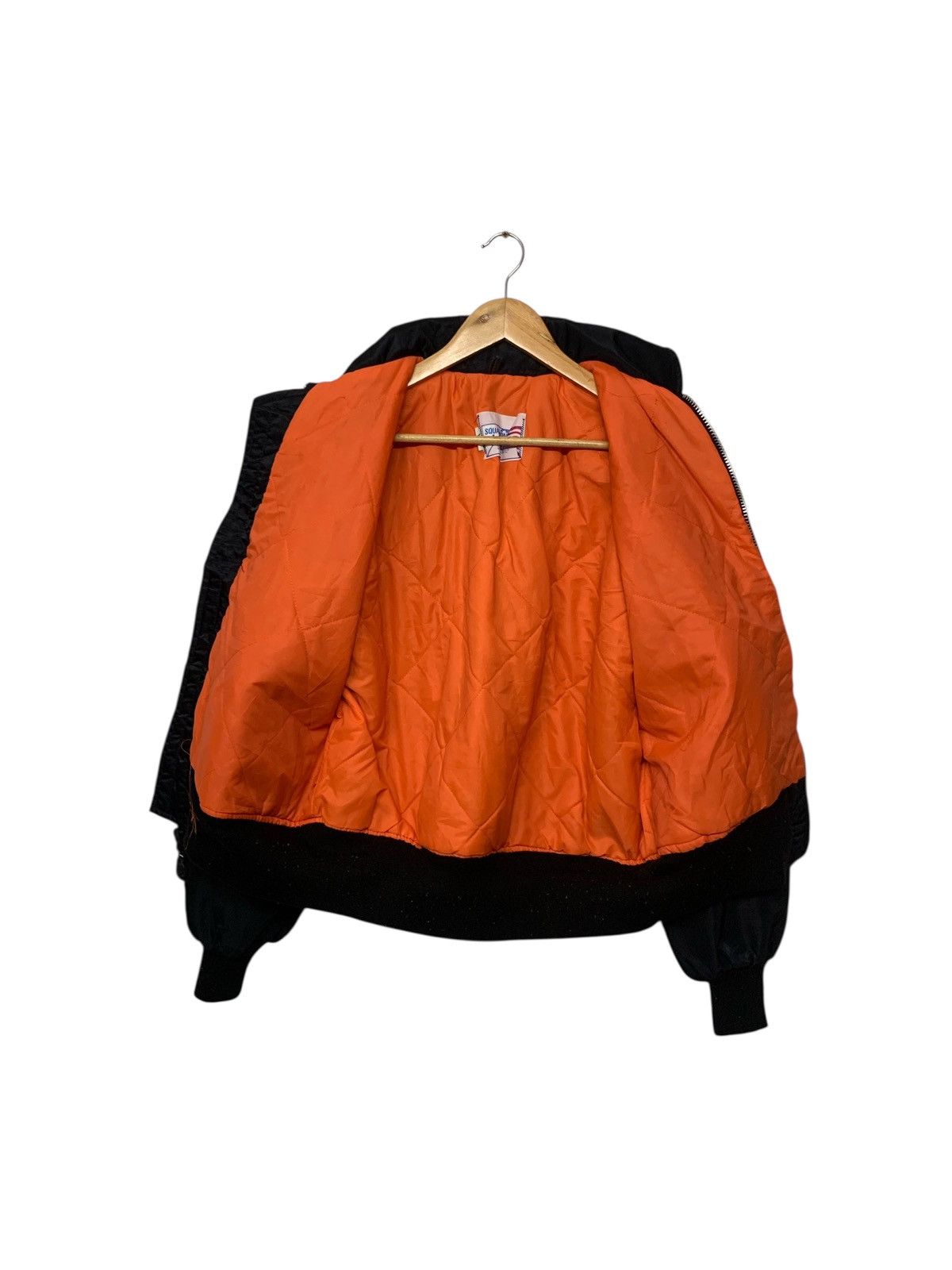 Other Vintage Squadron 4 Bomber Flight Jacket Made in USA Size US M / EU 48-50 / 2 - 3 Thumbnail