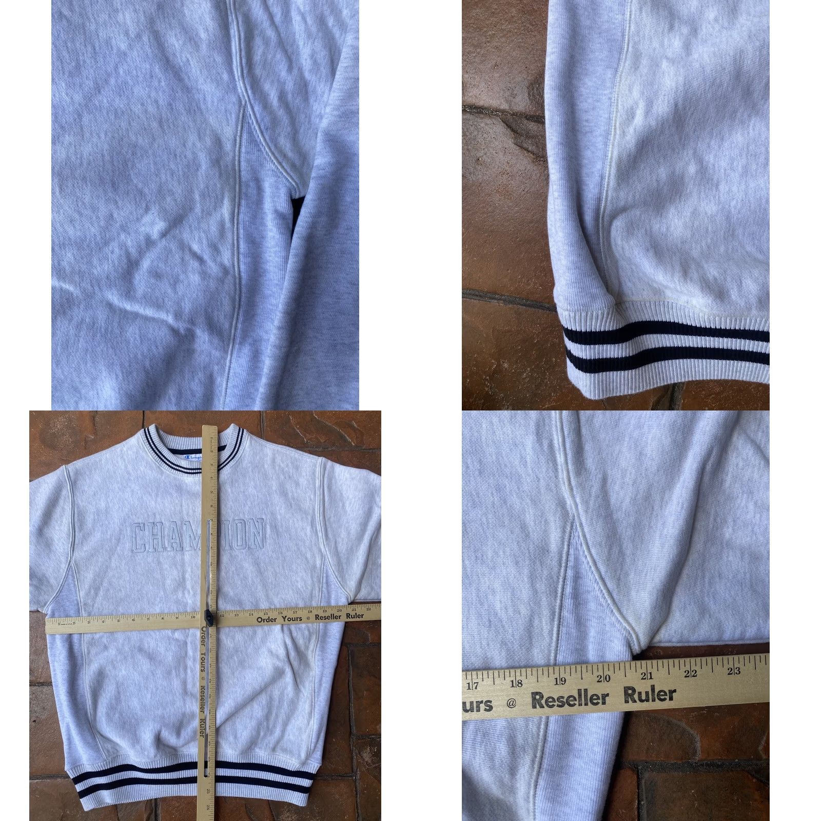 Champion VINTAGE Champion Reverse WEAVE Crewneck Sweatshirt Gray Spell Out Small Mens Shirt Size US S / EU 44-46 / 1 - 9 Thumbnail