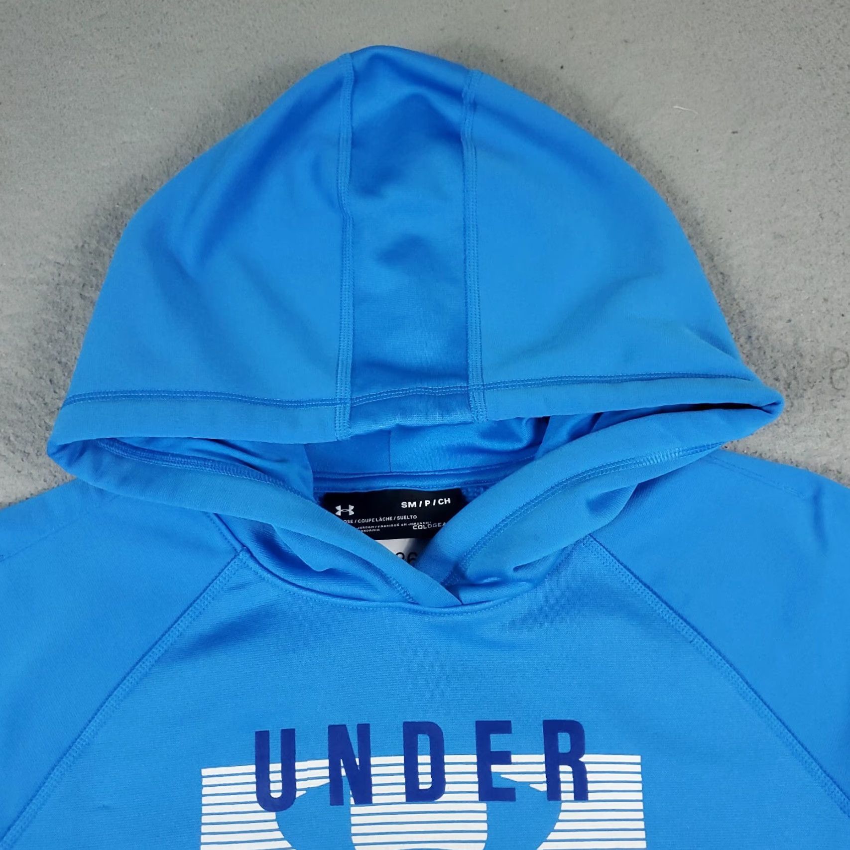 Under Armour Under Armour Hoodie Mens S Blue Pullover Sweatshirt Casual Mock Neck Logo Sweatshirt Size US S / EU 44-46 / 1 - 3 Thumbnail