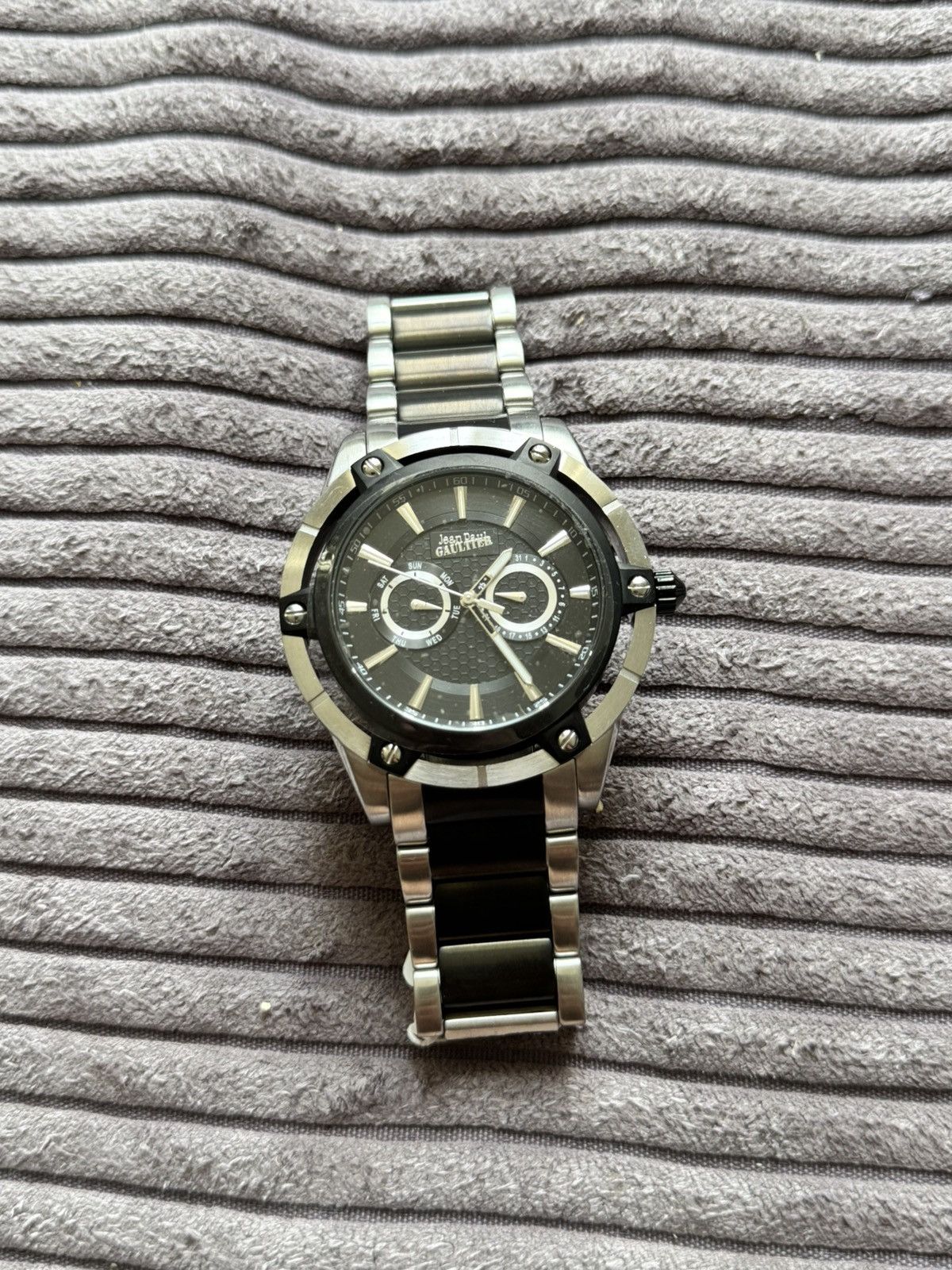 Jean Paul Gaultier × Vintage Jean Paul Gaultier Silver Steel Grey