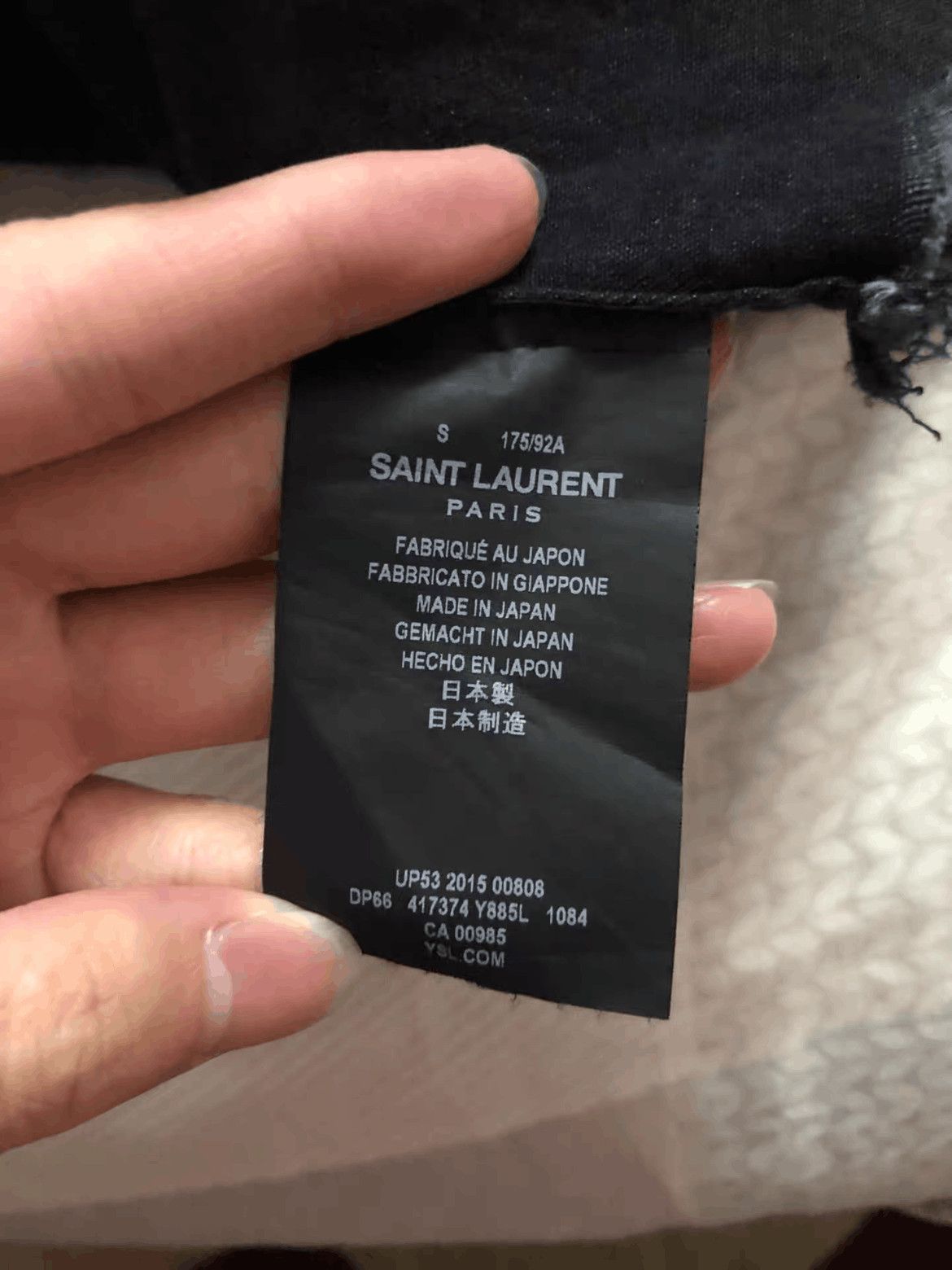 Saint Laurent Paris Saint Laurent Paris by Hedi 16SS Distressed Denim Shirt Size US S / EU 44-46 / 1 - 7 Thumbnail