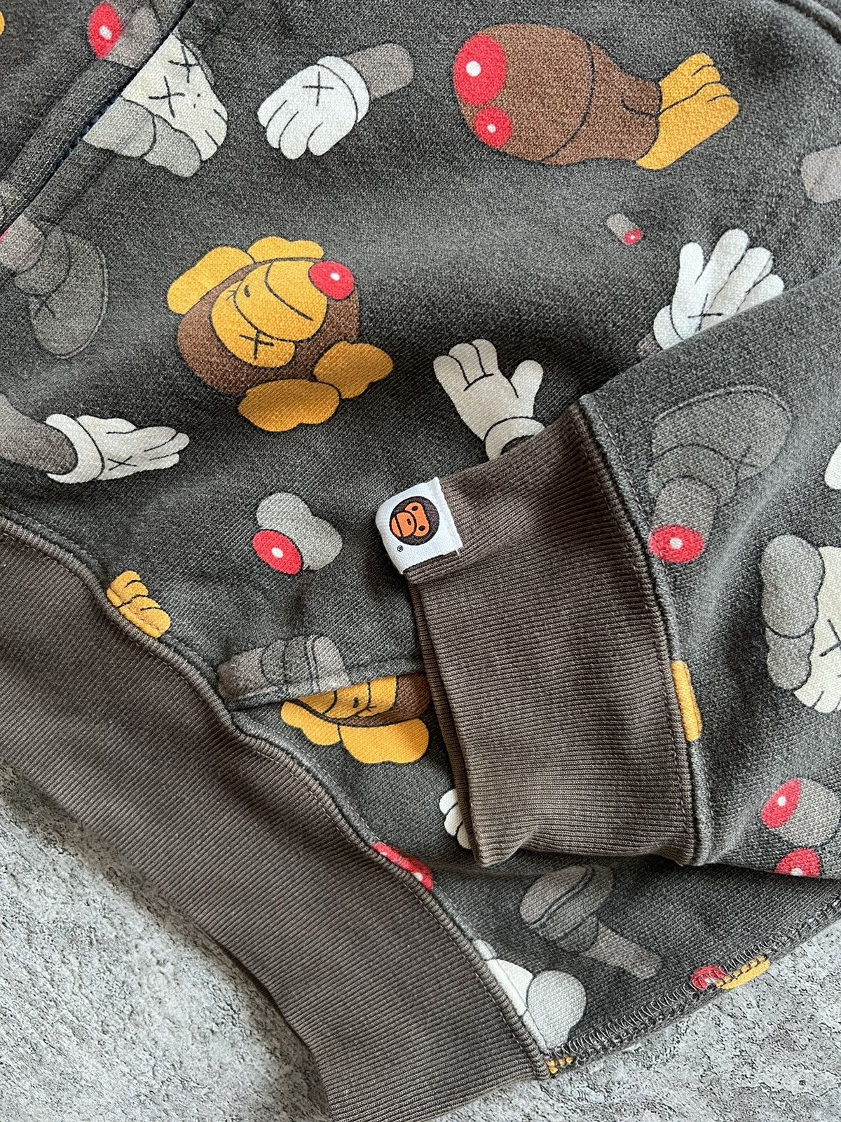 Bape × Kaws Bape x Kaws Baby Milo Slaughter Dissected Full Zip Hoodie Size US M / EU 48-50 / 2 - 4 Thumbnail