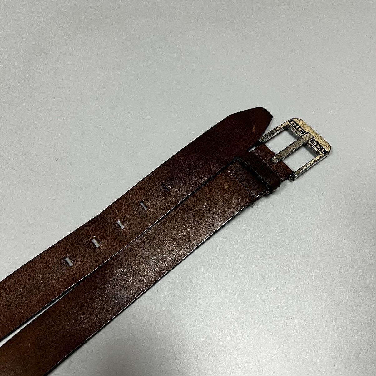 Diesel Vintage DIESEL Leather Belt Y2k Size ONE SIZE - 13 Thumbnail
