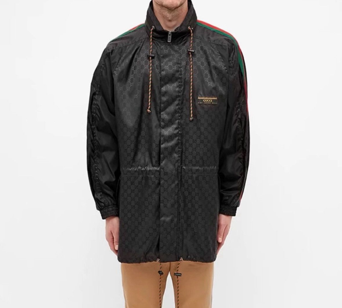 Gucci Gucci Black full-print windbreaker jacket Size US M / EU 48-50 / 2 - 6 Thumbnail