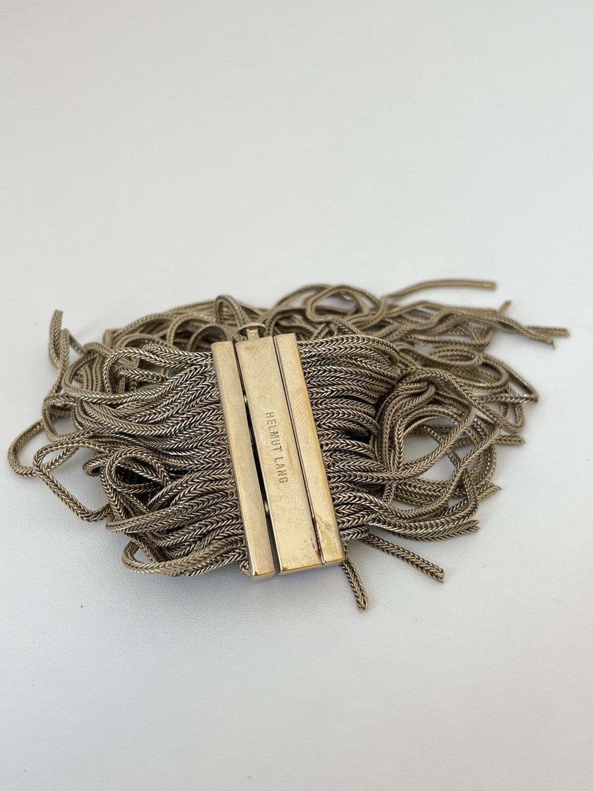 Helmut Lang Helmut Lang 90s Gold Chains Bracelet Size ONE SIZE - 2 Thumbnail