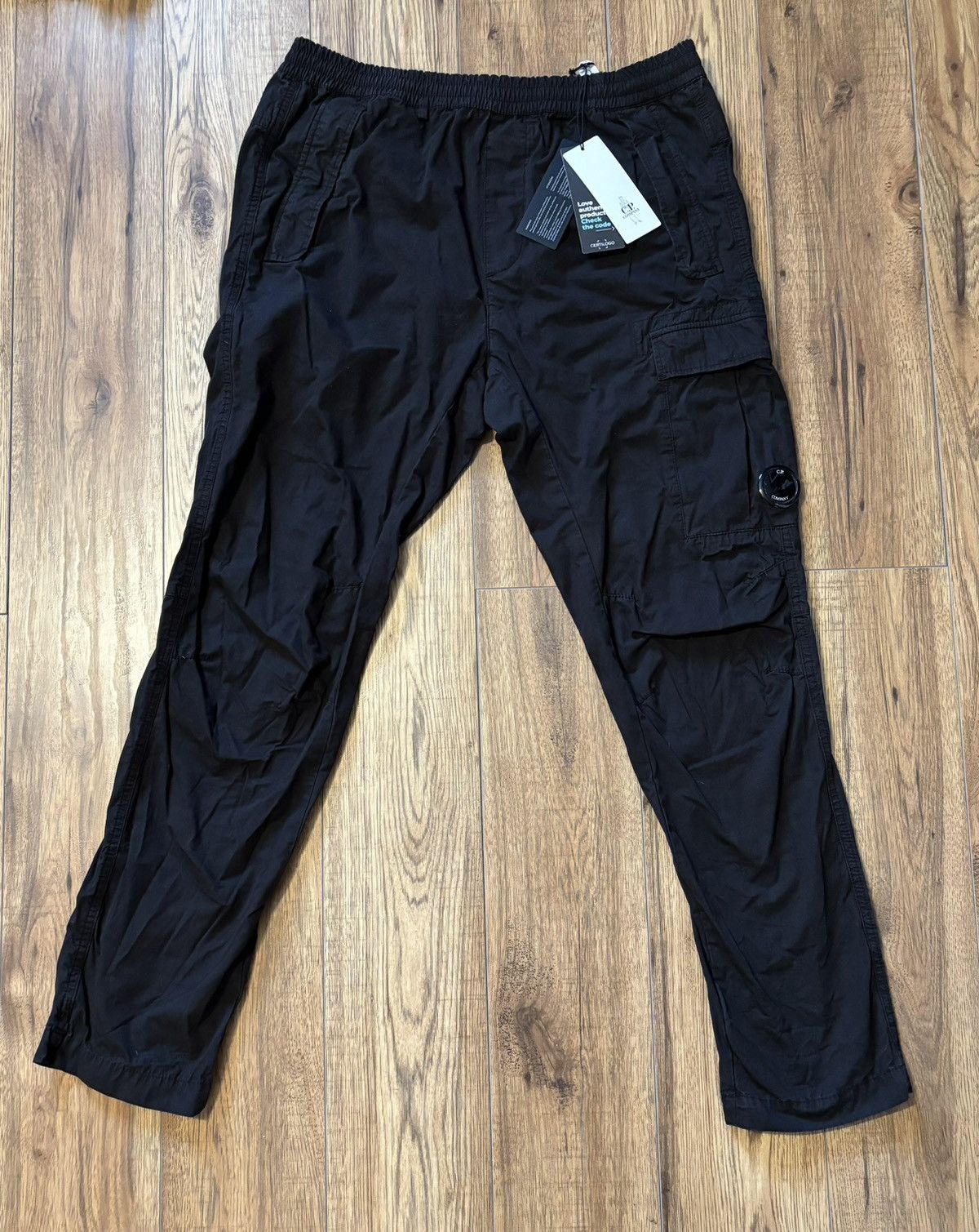 image of C P Company Micro Reps Track Pants 52 / Black C.p. Company, Men's (Size 36)