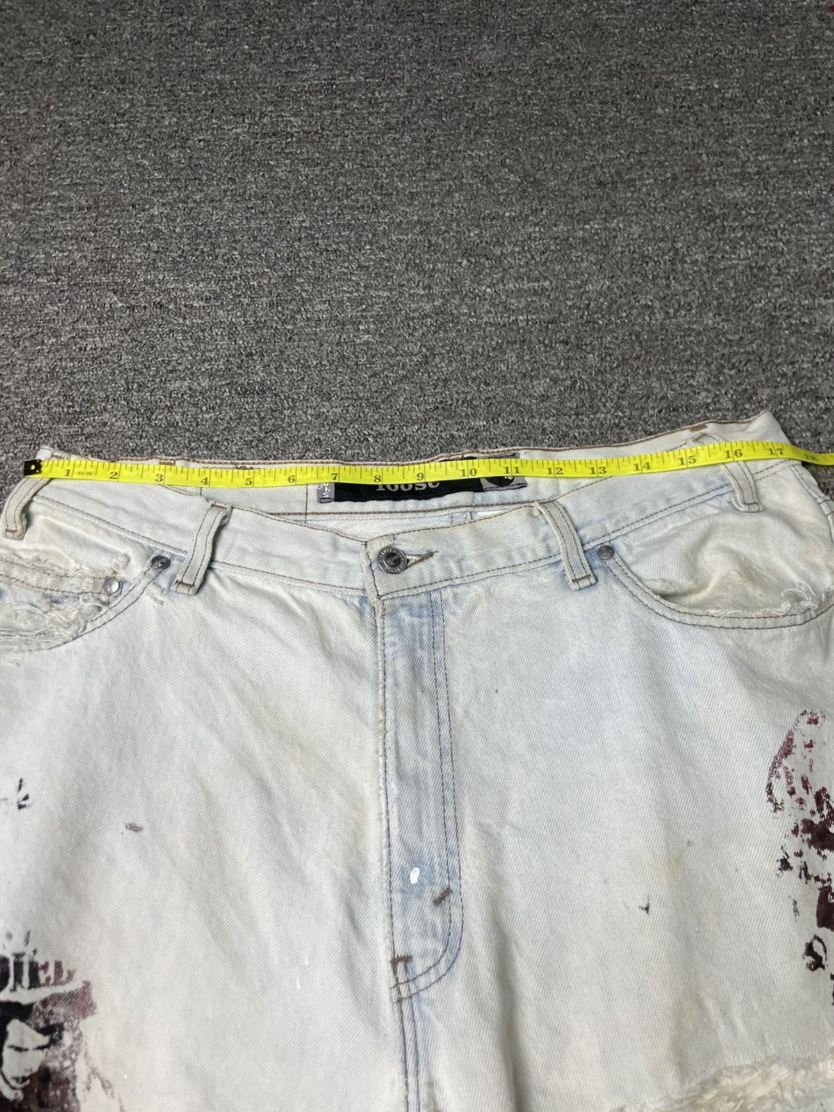 Levi's Vintage Levis Custom Print Denim Jeans (74) Size US 35 - 13 Thumbnail