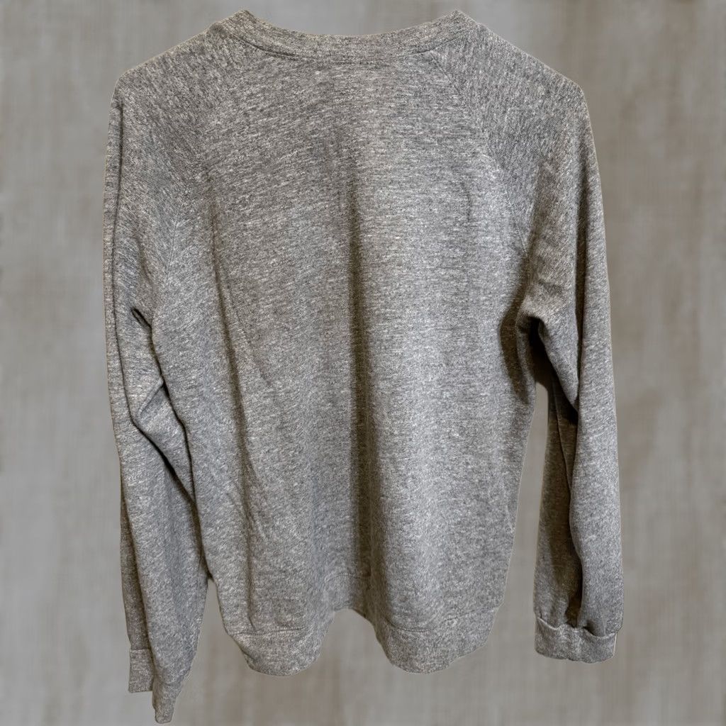 MONROW VINTAGE Monrow Women's Crew Neck Original Fleece Raglan Pullover Gray M Size M / US 6-8 / IT 42-44 - 1 Thumbnail