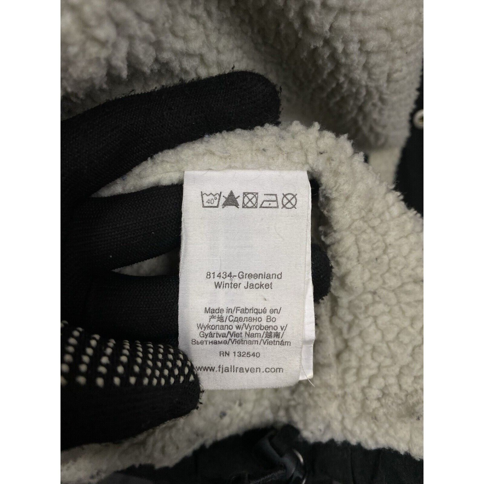 Fjallraven Fjallraven Greenland Winter Men's Black Insulated Parka Jack Size US S / EU 44-46 / 1 - 14 Thumbnail