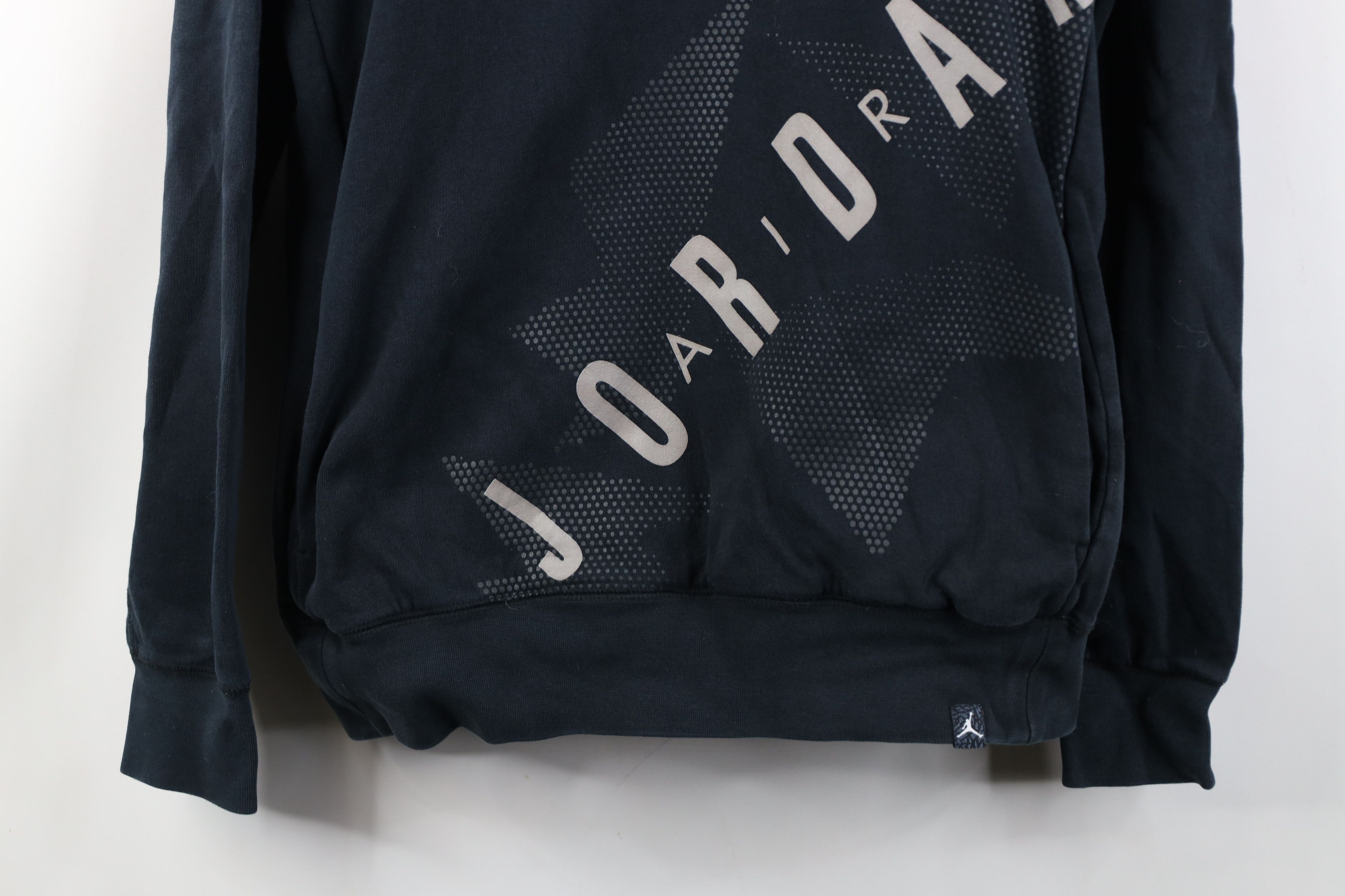 Nike Vintage Y2K Nike Air Jordan Spell Hoodie Sweatshirt Black Size US M / EU 48-50 / 2 - 3 Thumbnail
