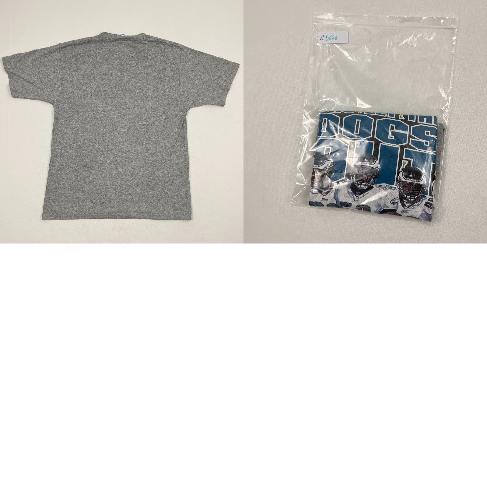 Vintage VINTAGE Philadelphia Eagles Graphic T-Shirt Men L Gray Who Let The Dogs Out Y2K Size US L / EU 52-54 / 3 - 8 Thumbnail