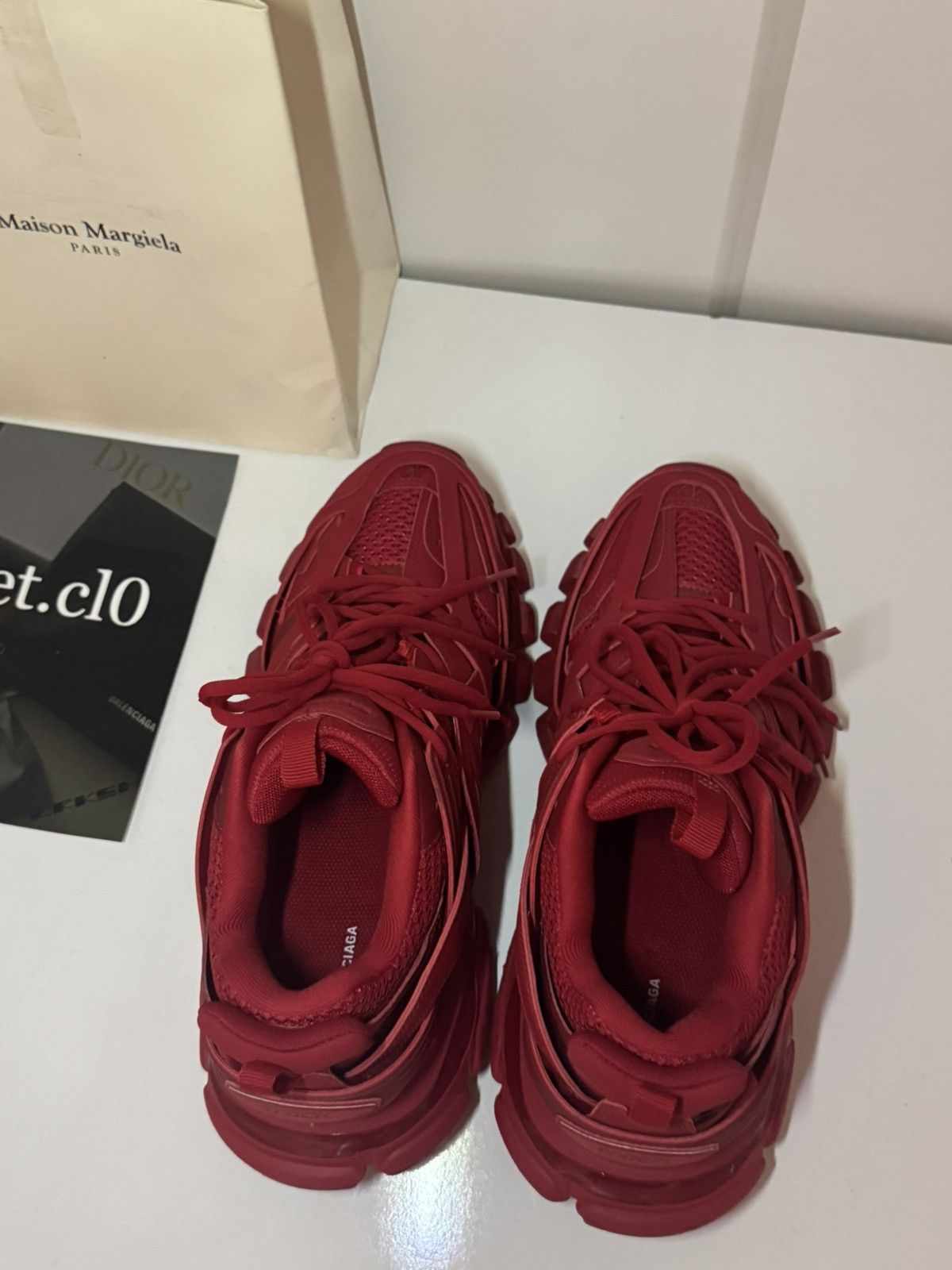 Balenciaga ⛔️Balenciaga track 1 full red low 42 Size US 9 / EU 42 - 5 Thumbnail