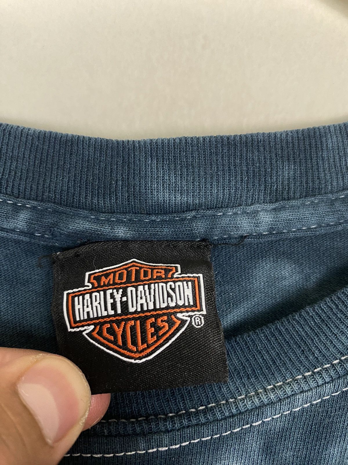 Harley Davidson Black Grey Harley Davidson Flaming Logo Tee T Shirt Size US M / EU 48-50 / 2 - 4 Thumbnail