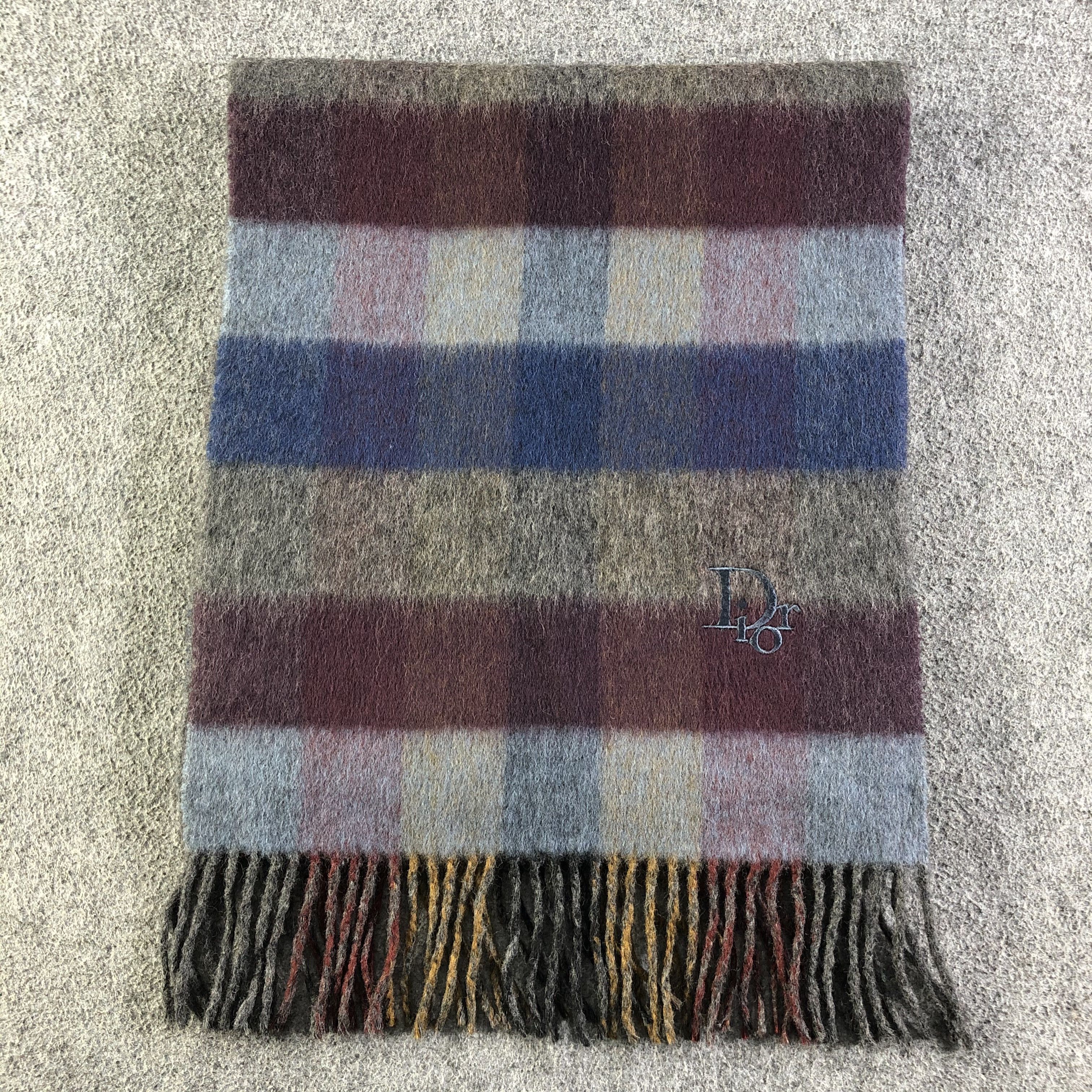 Christian Dior Monsieur Christian Dior Scarf / Muffler / Neckwear P598 Size ONE SIZE - 4 Thumbnail