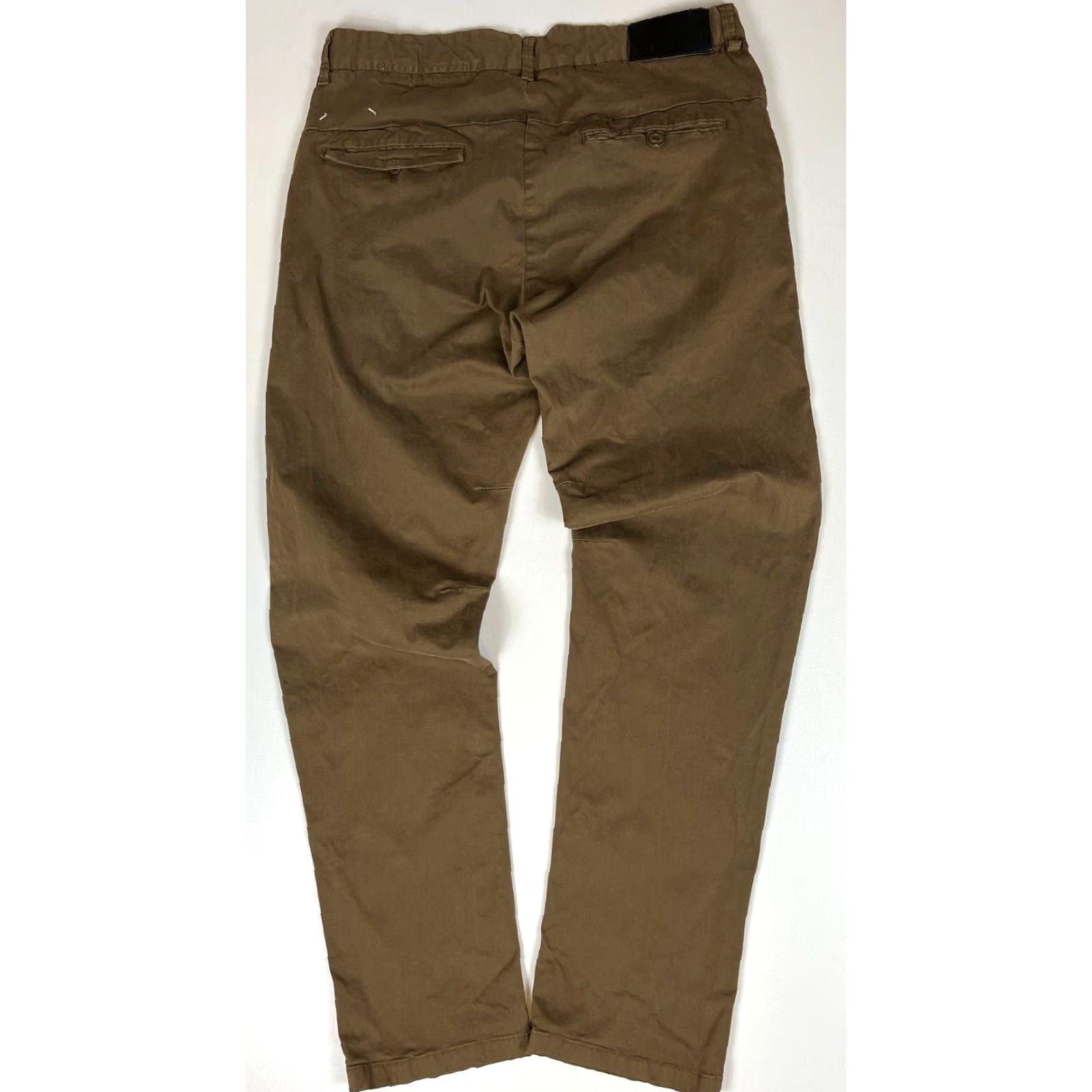Carolina Herrera Carolina Herrera Pants Chino Men Khaki Brown Stretch 36 Regular 33 Inseam Straight Front Pockets City Preppy Size US 36 / EU 52 - 2 Thumbnail