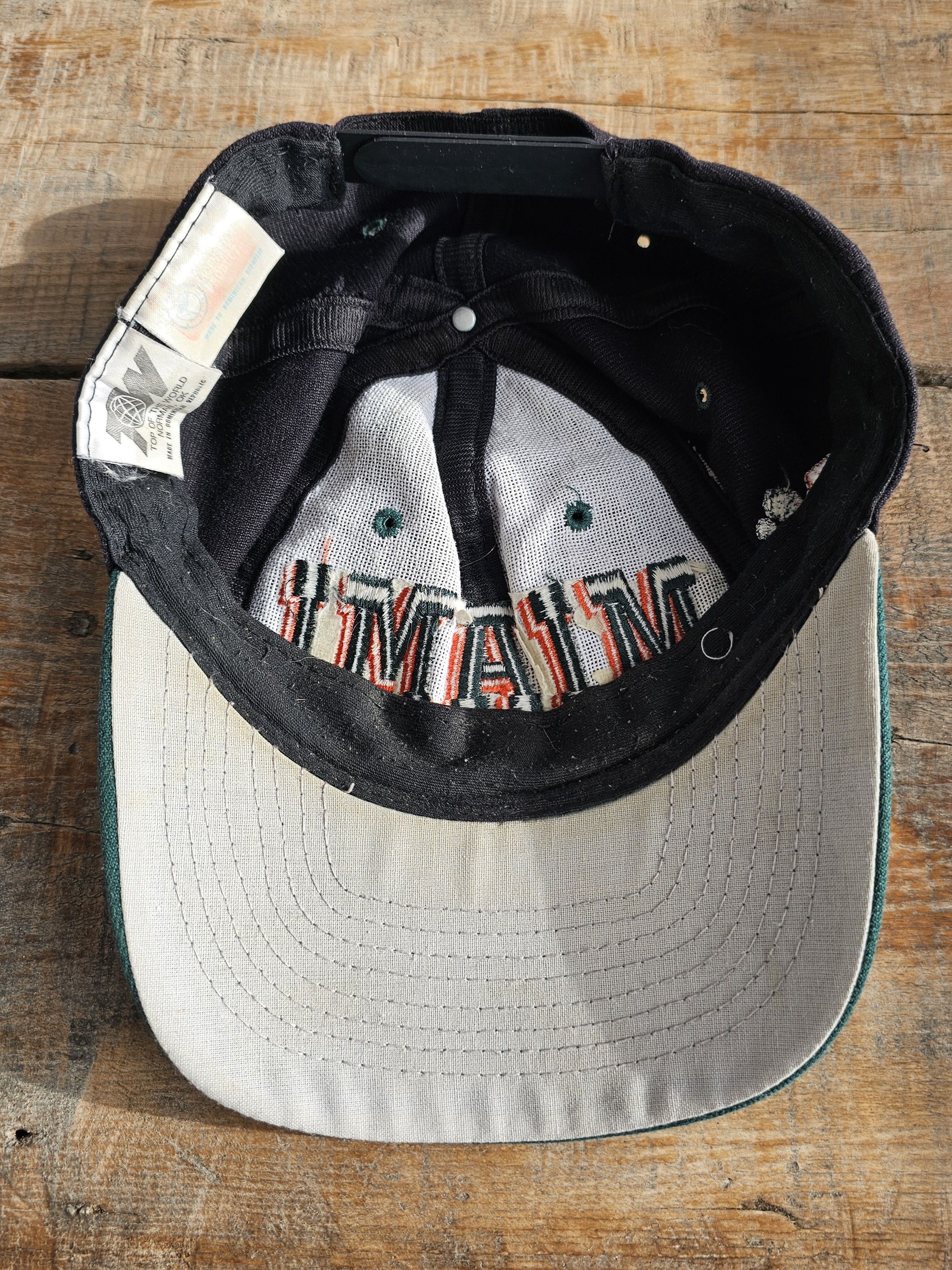 NCAA Miami Hurricanes TOW 90's Hat Size ONE SIZE - 4 Thumbnail