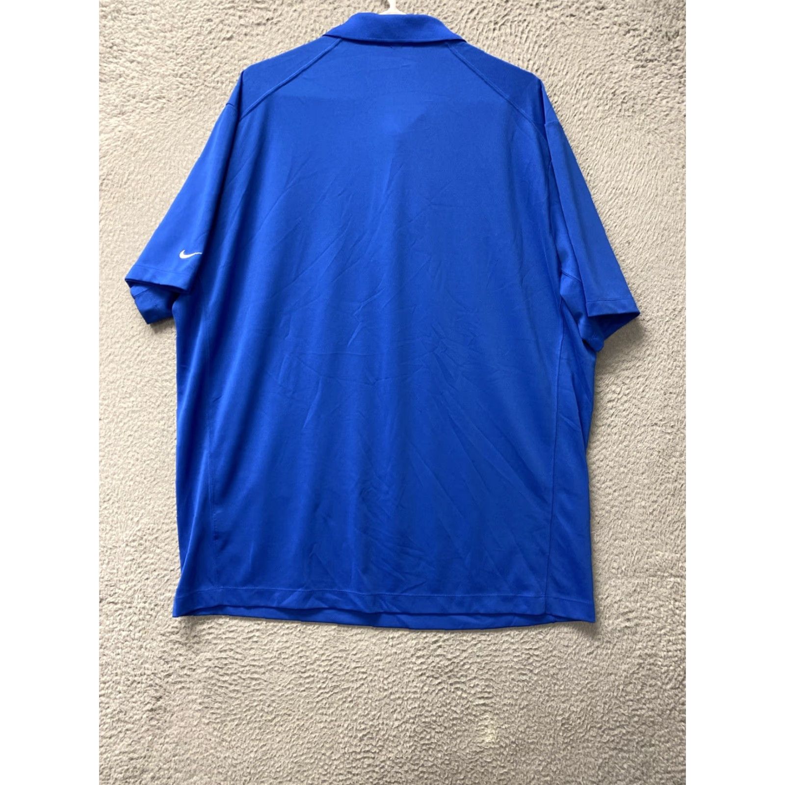 Nike VINTAGE Nike Golf Dri-Fit Blue Polo Mens 2XL Adult Regular Short Sleeve Collared Shirt Men Nike Golf Polo Blue 2XL Mens Size US XXL / EU 58 / 5 - 7 Thumbnail