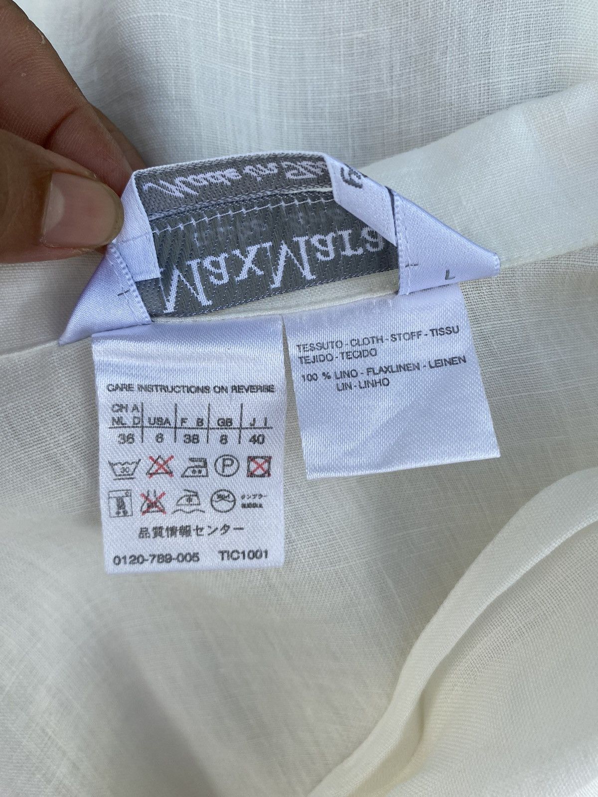 Max Mara Maxmara white pocket shirt Size ONE SIZE - 4 Thumbnail