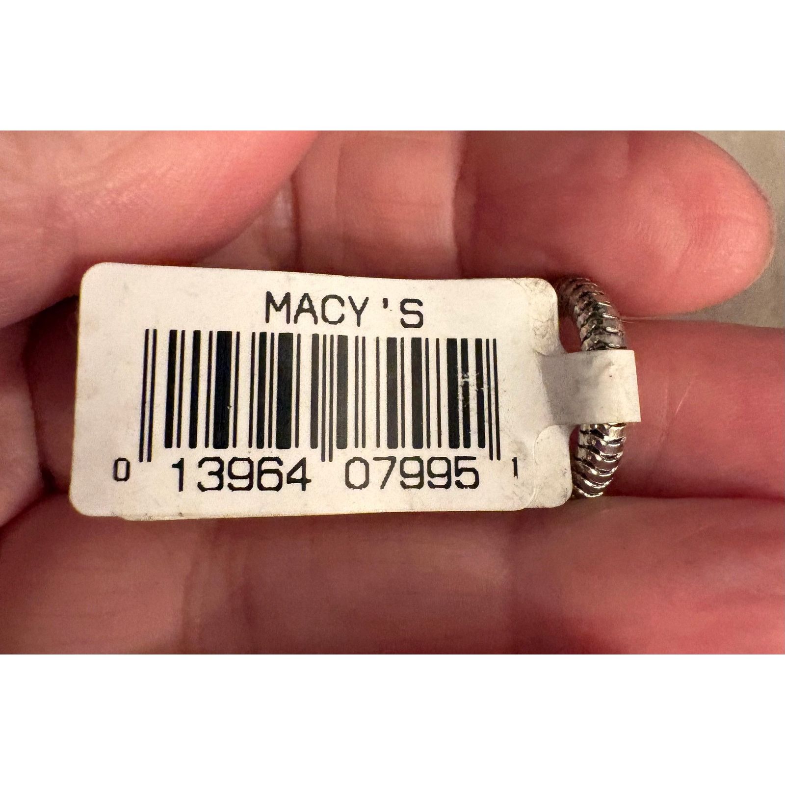 Other Macy’s Silver Tone Double Oval Pendant Snake Chain Necklace Size ONE SIZE - 8 Thumbnail
